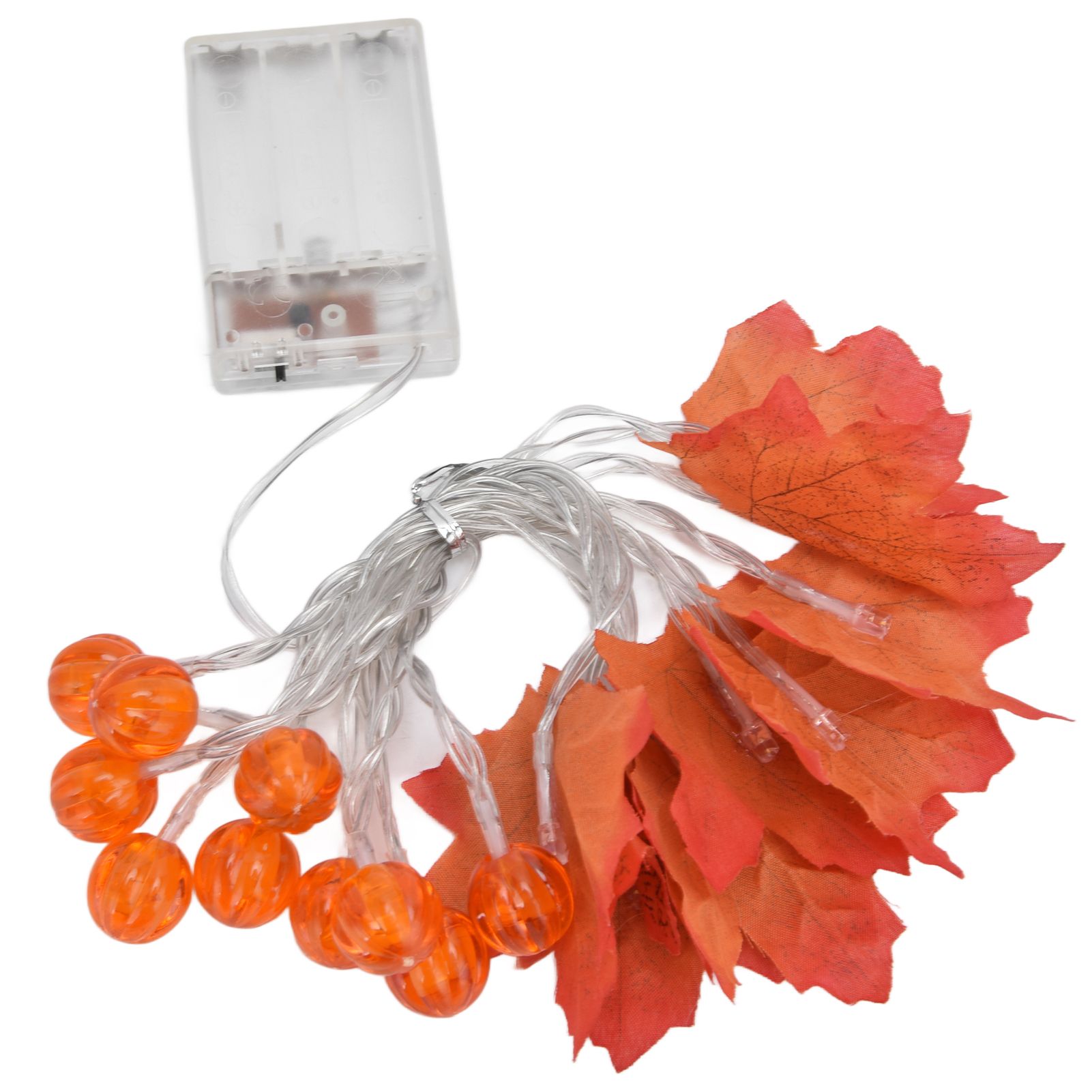Maple Leaf String Light with Constant Light Flashing Dual Modes Indoor Outdoor view 2