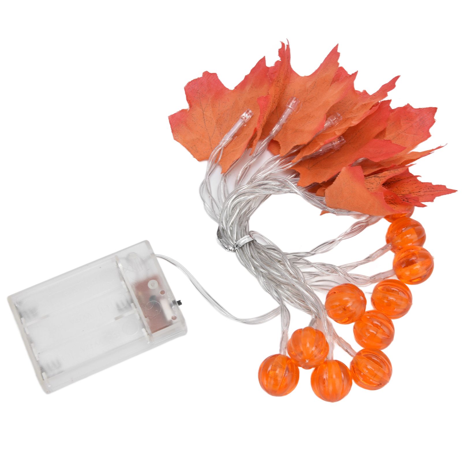Maple Leaf String Light with Constant Light Flashing Dual Modes Indoor Outdoor view 4