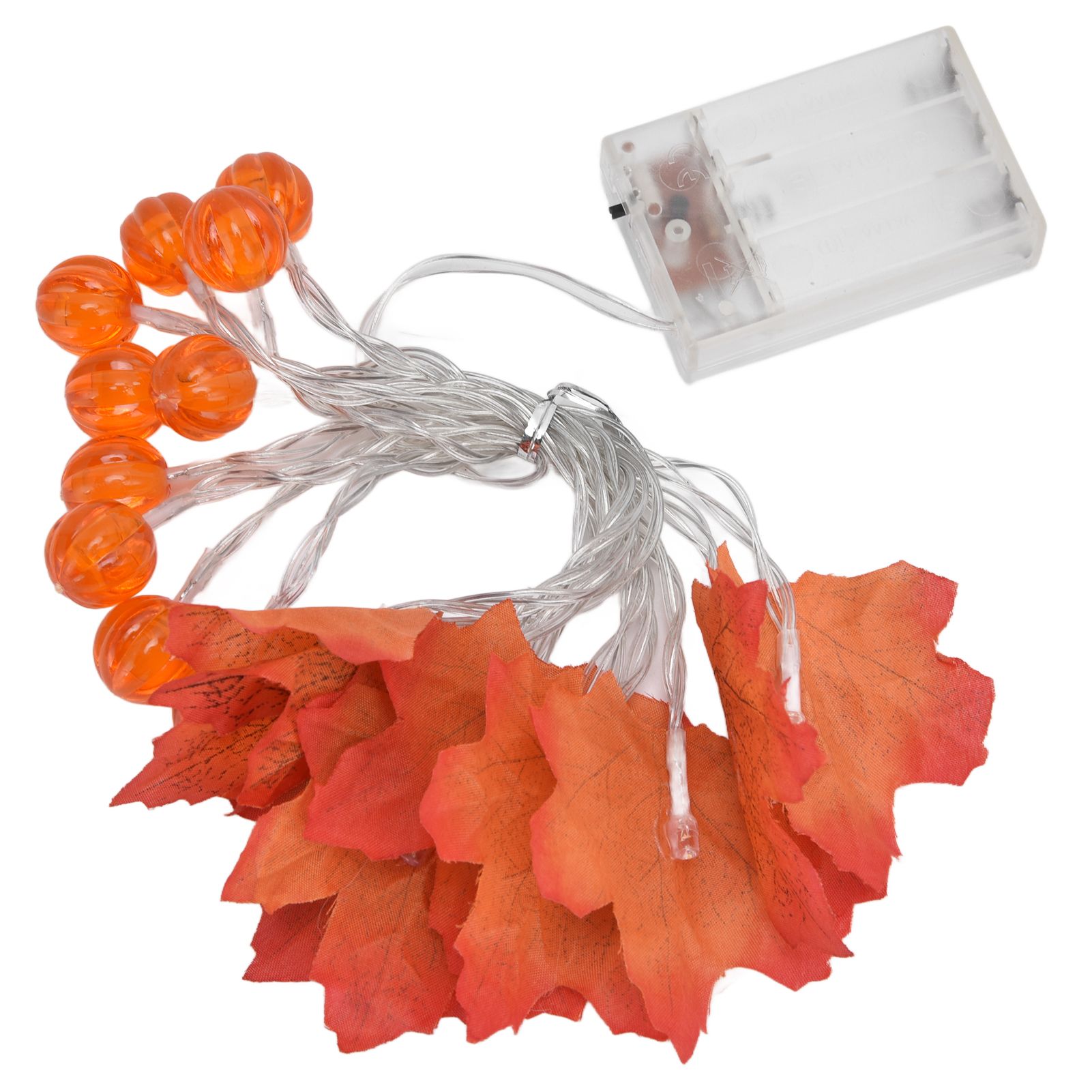 Maple Leaf String Light with Constant Light Flashing Dual Modes Indoor Outdoor view 5