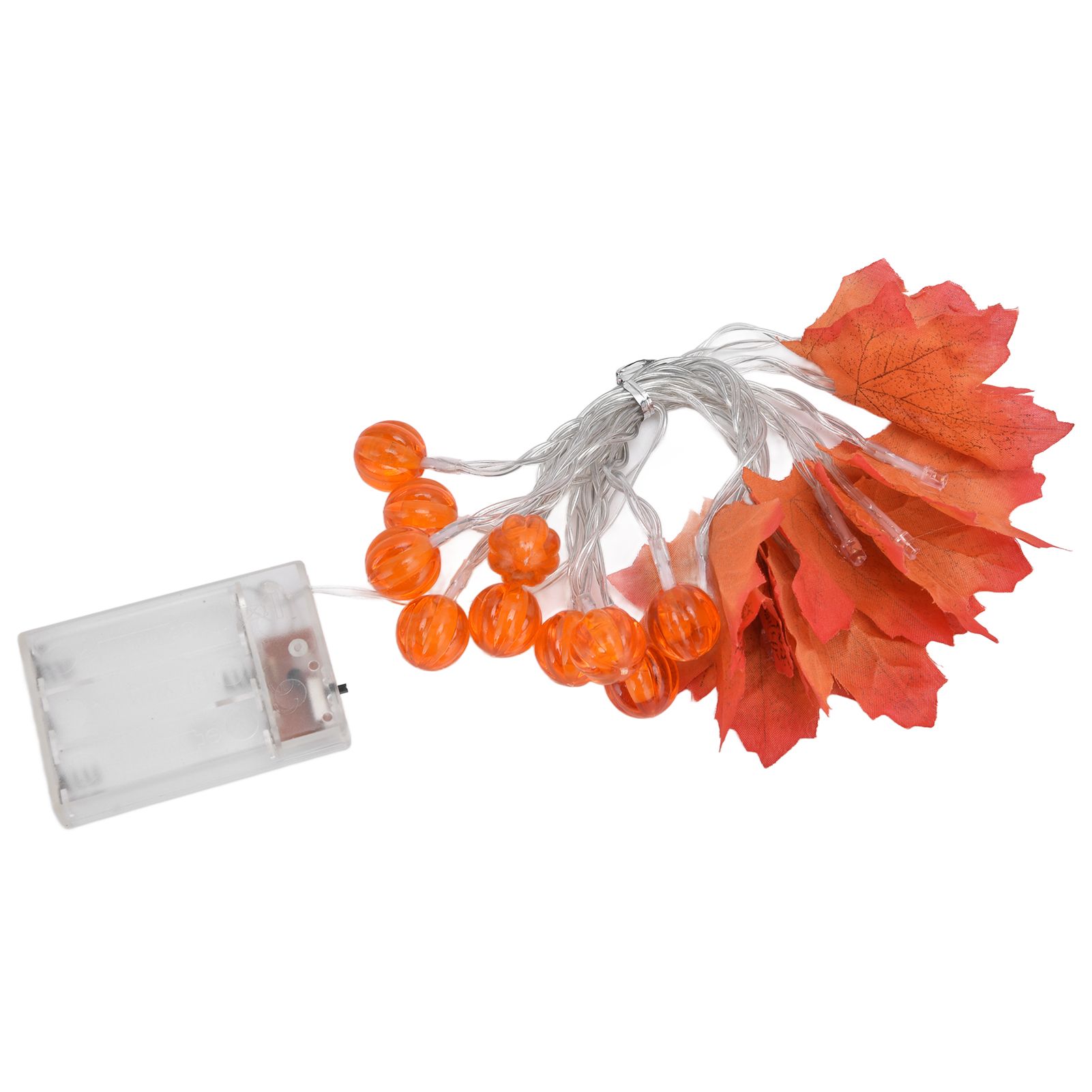Maple Leaf String Light with Constant Light Flashing Dual Modes Indoor Outdoor view 6