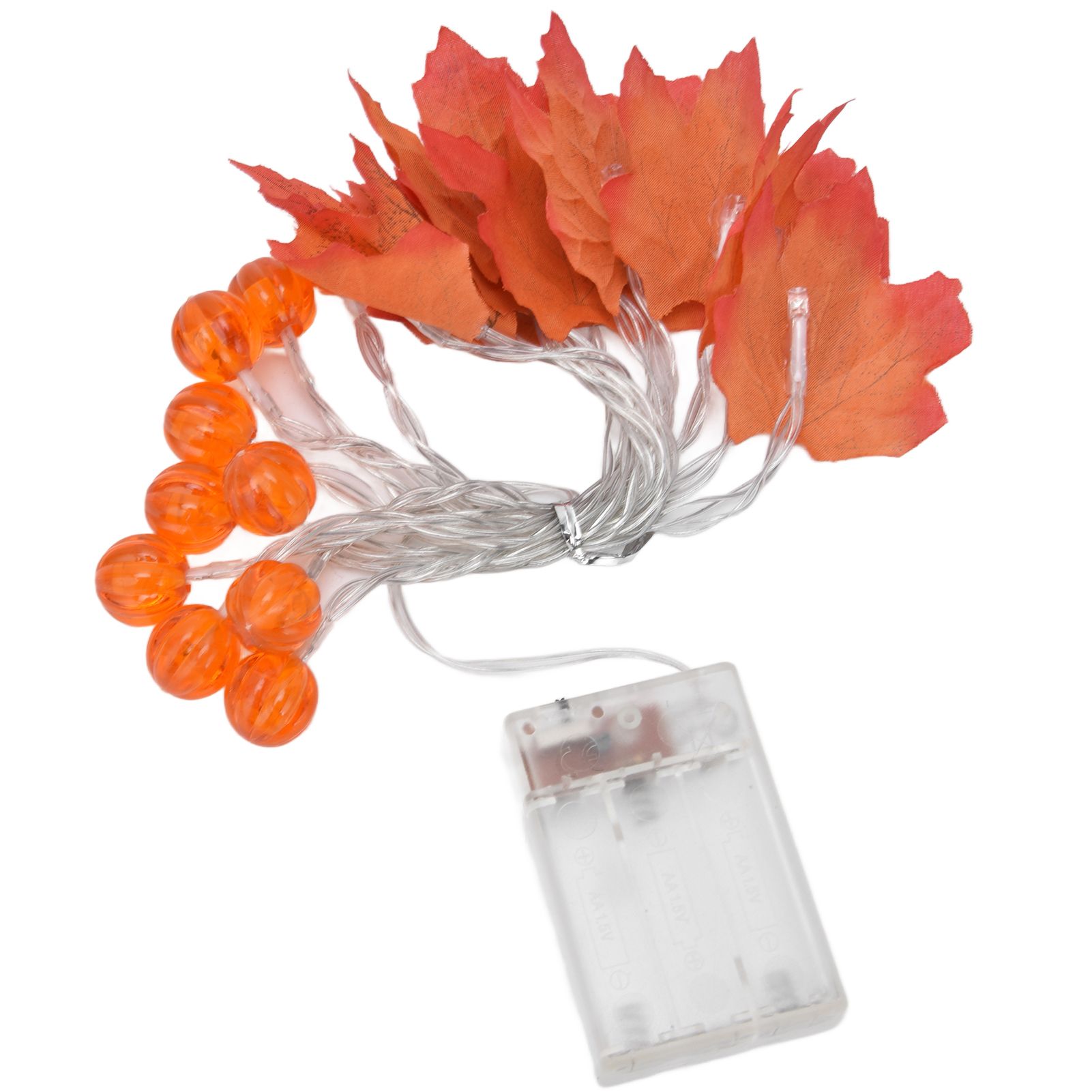 Maple Leaf String Light with Constant Light Flashing Dual Modes Indoor Outdoor view 8