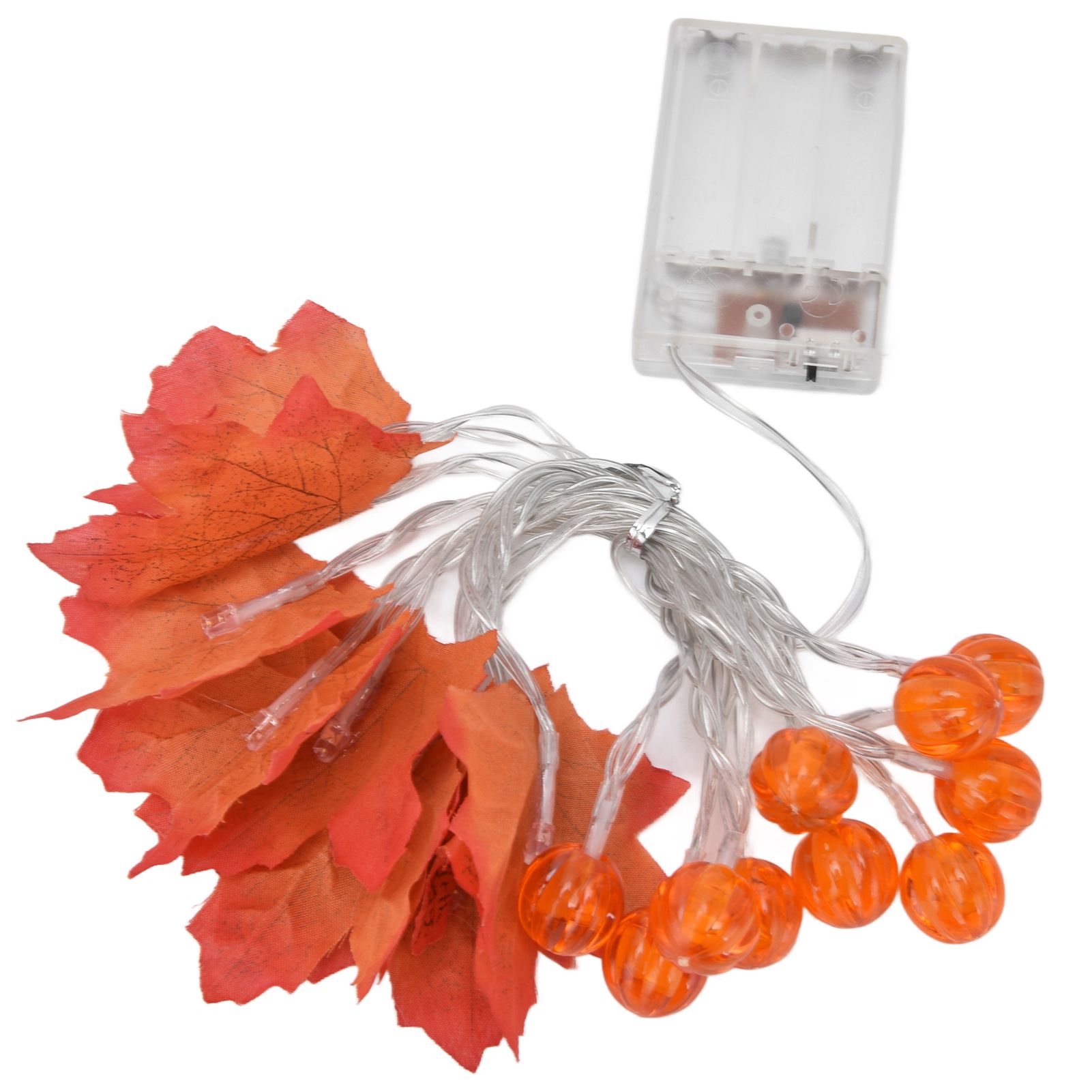 Maple Leaf String Light with Constant Light Flashing Dual Modes Indoor Outdoor view 9