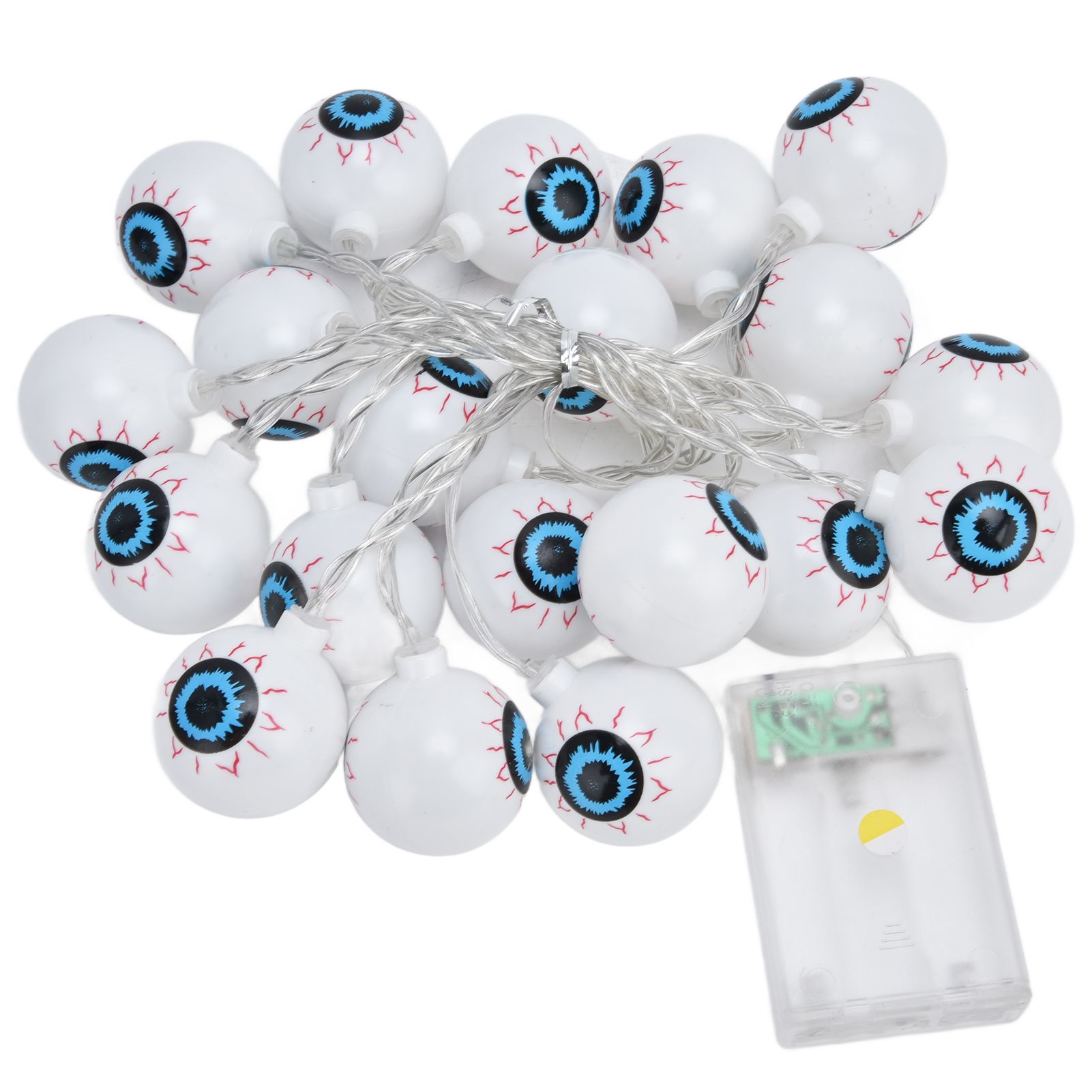20LED String Light 9.8ft Halloween Ghost Eyeball String Light Bedroom view 6