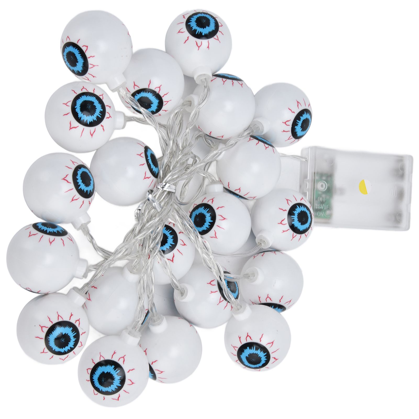 20LED String Light 9.8ft Halloween Ghost Eyeball String Light Bedroom view 9
