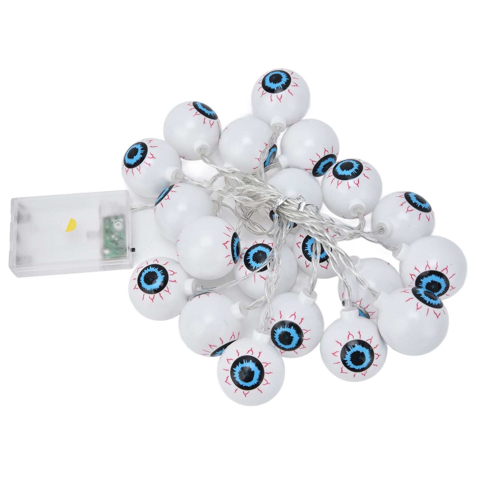 20LED String Light 9.8ft Halloween Ghost Eyeball String Light Bedroom view 10