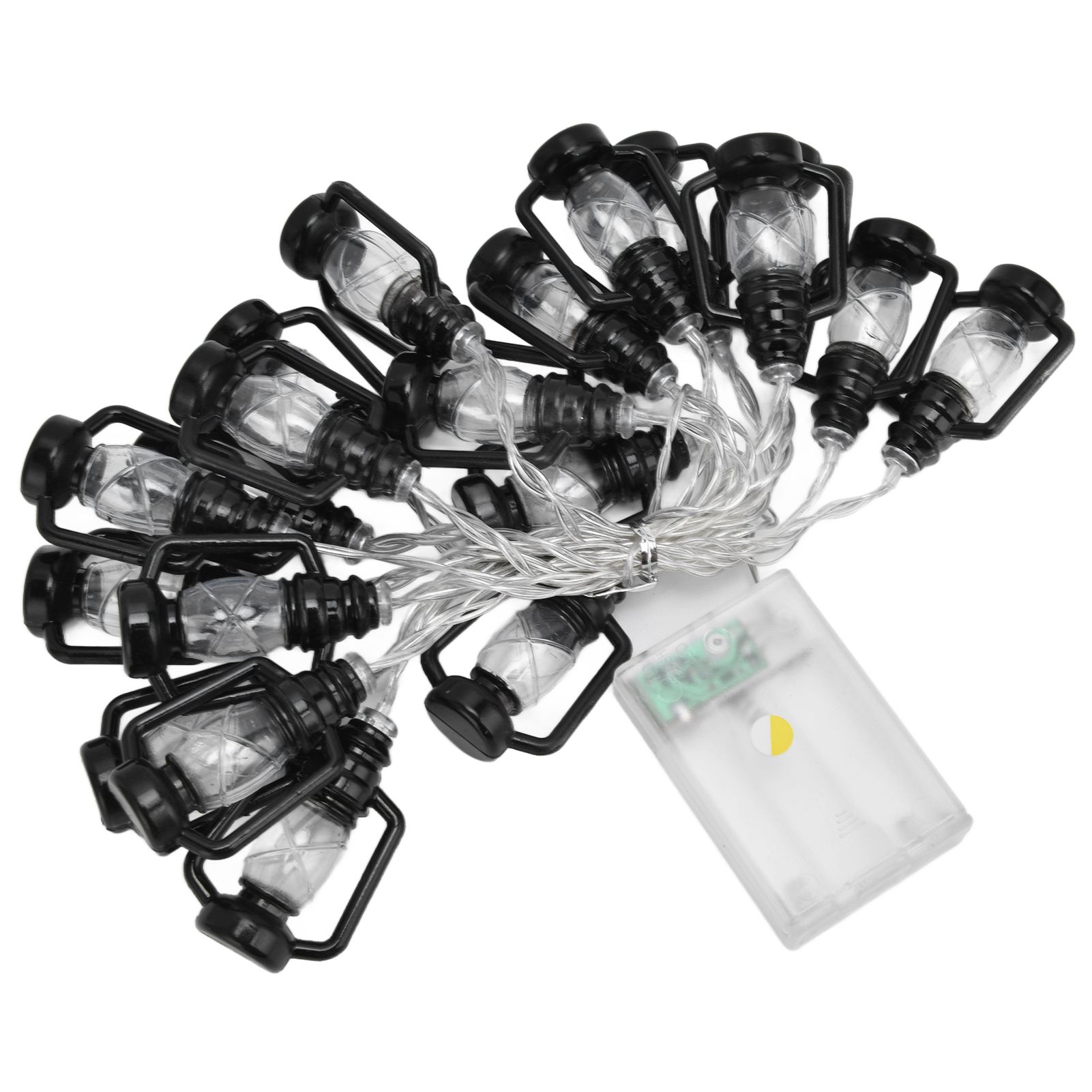 20LED String Light 9.8ft Warm Retro Halloween Kerosene String Light for Garden view 7