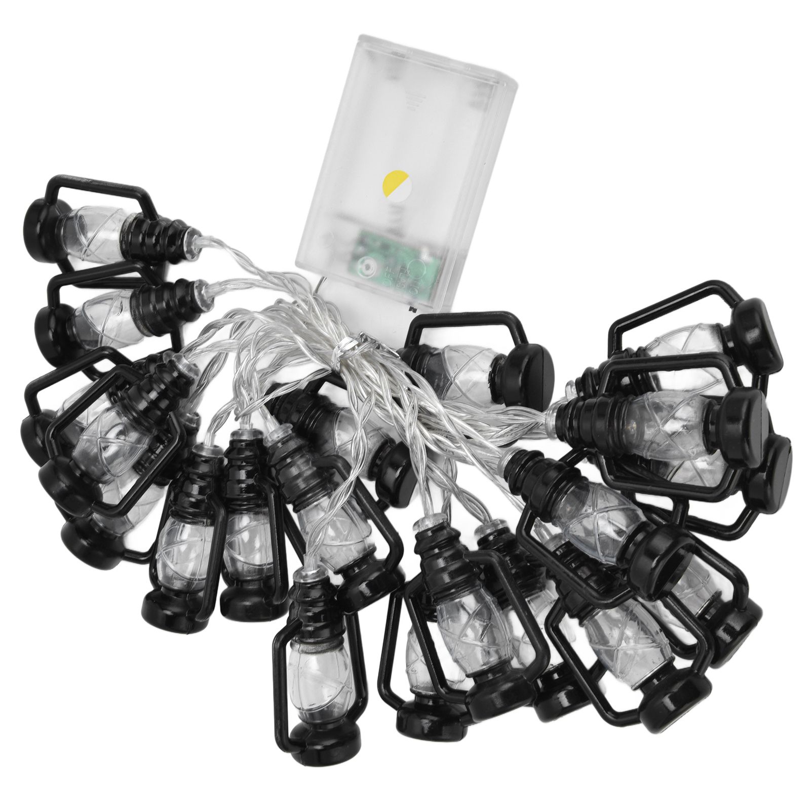 20LED String Light 9.8ft Warm Retro Halloween Kerosene String Light for Garden view 8