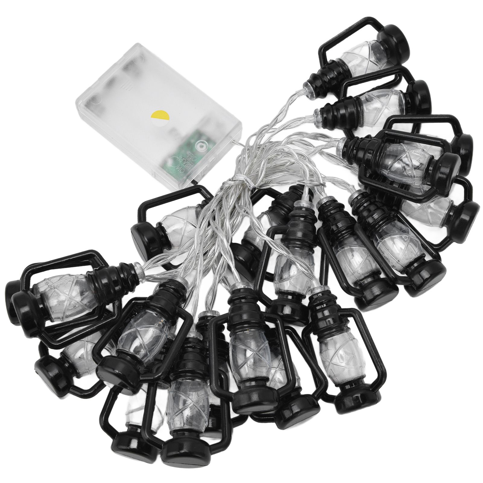20LED String Light 9.8ft Warm Retro Halloween Kerosene String Light for Garden view 10
