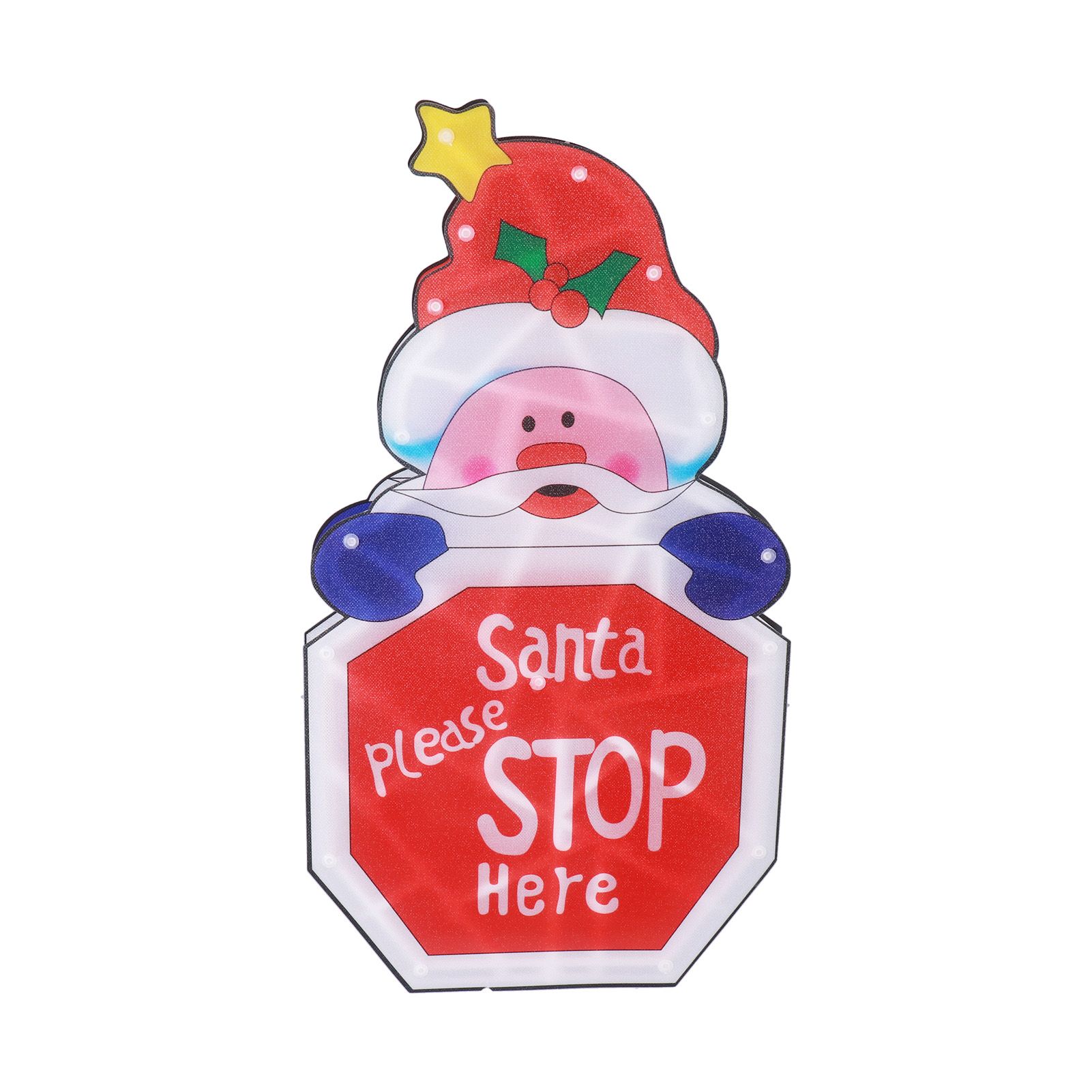 LED Christmas Decoration Light Santa Claus Lighted Window Decoration Battery view 15
