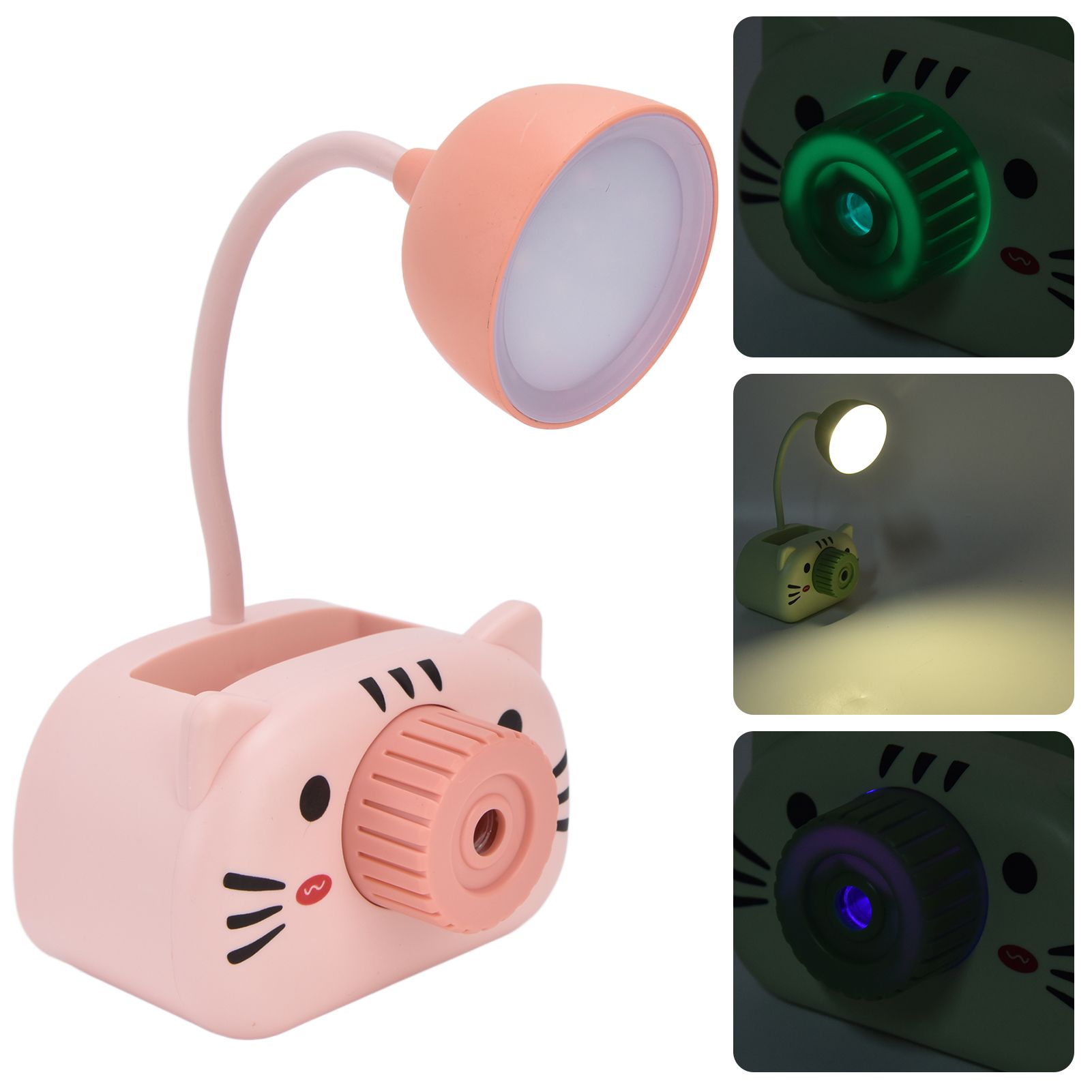 LED Table Lamp Folding Eye Protection Reading Light with Pen Holder Pencil view 12