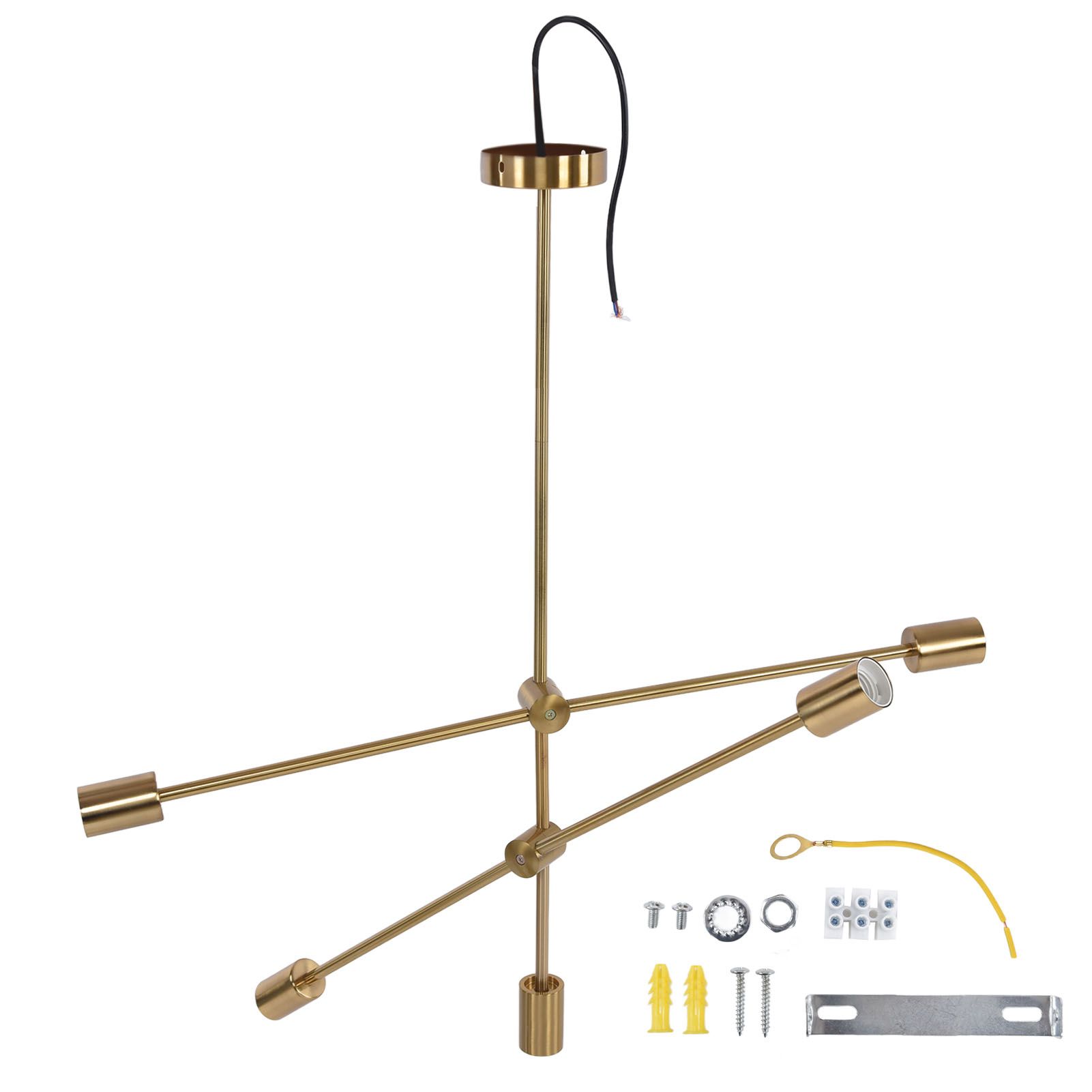 Modern Chandelier Unique Appearance Elegant Design Stable Firm Geometric Line