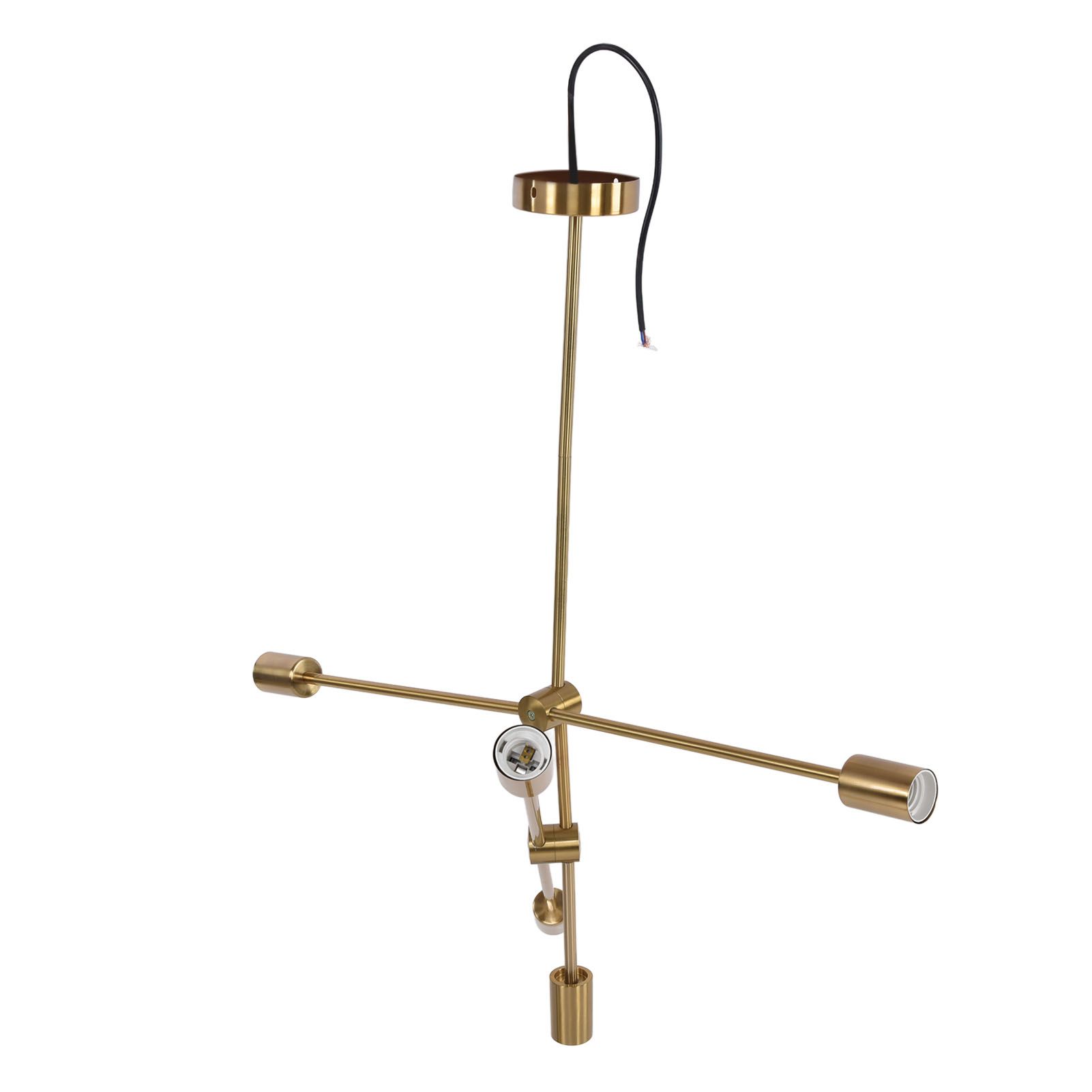 Modern Chandelier Unique Appearance Elegant Design Stable Firm Geometric Line view 3