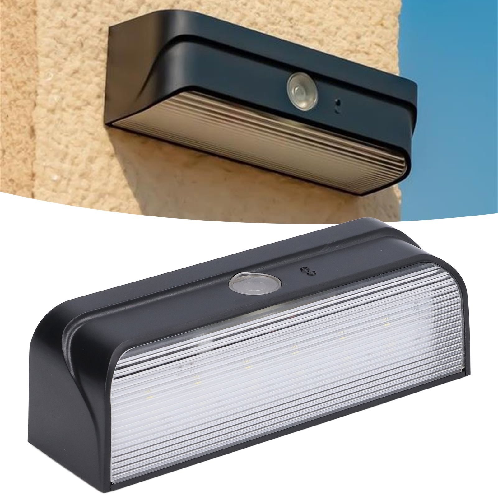 LED Wall Light Solar Power Light Control Energy Saving IP65 Waterproof view 12