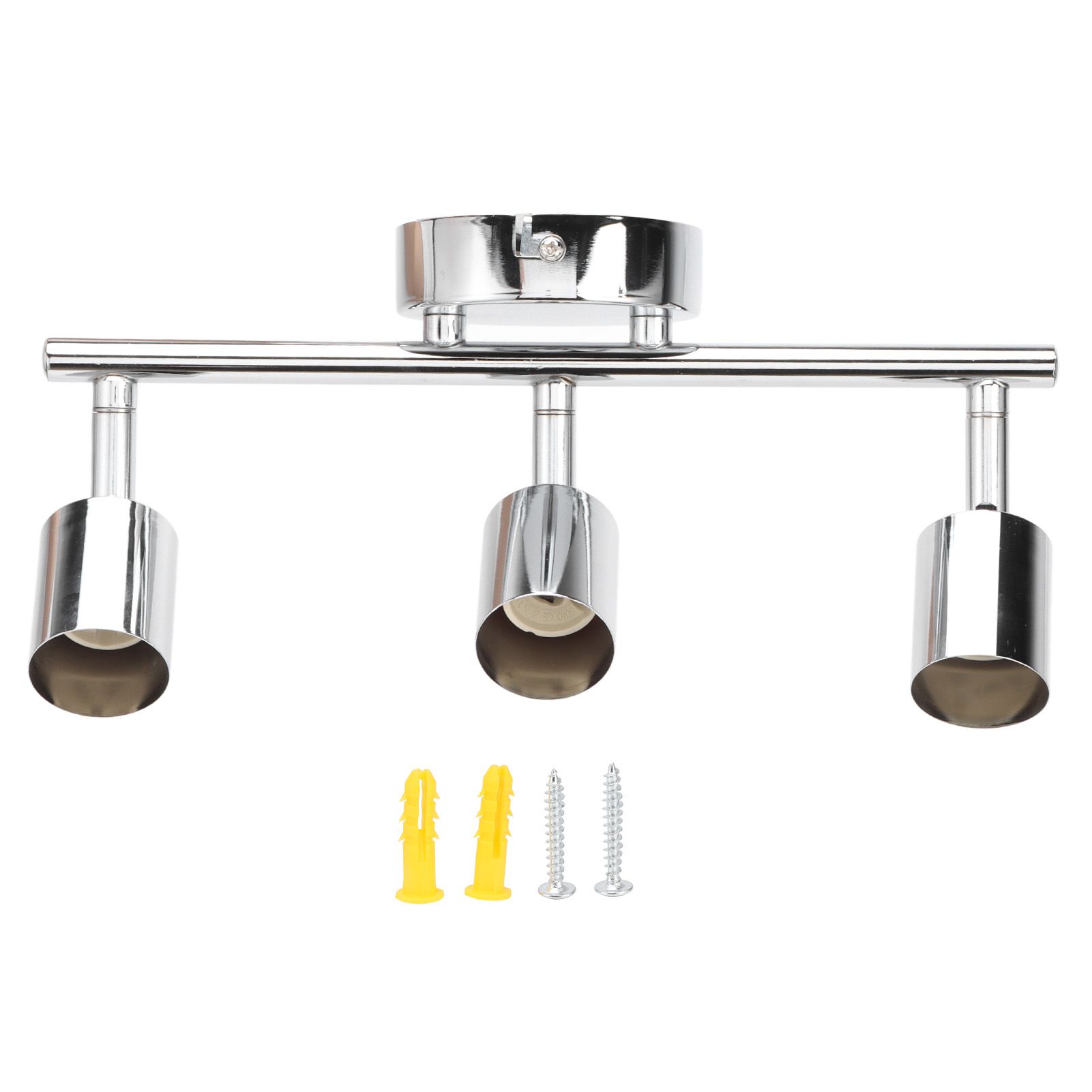 3 LED Track Light Base Adjustable Flexibly Rotatable 3 Way Ceiling Spotlight