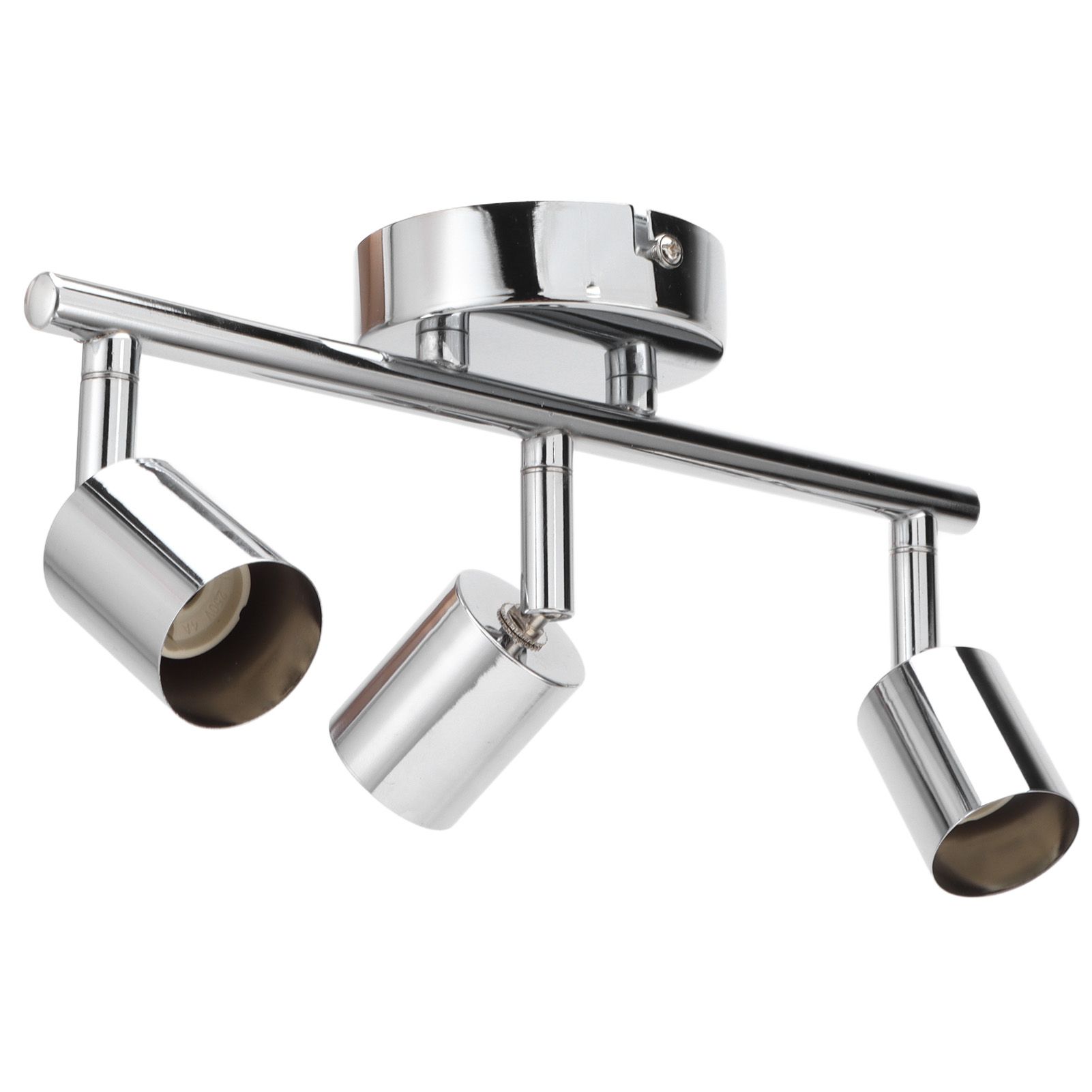 3 LED Track Light Base Adjustable Flexibly Rotatable 3 Way Ceiling Spotlight view 2
