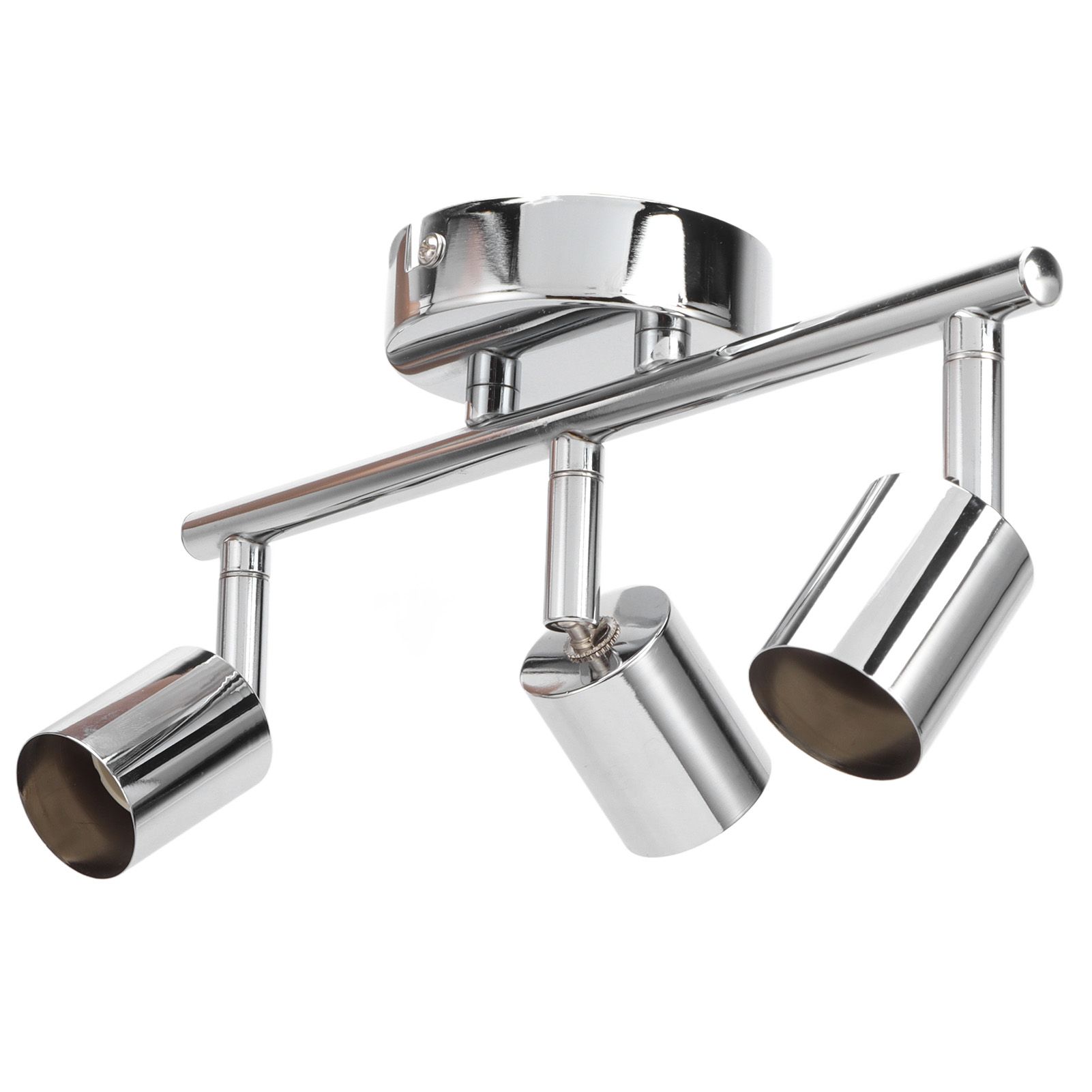 3 LED Track Light Base Adjustable Flexibly Rotatable 3 Way Ceiling Spotlight view 6