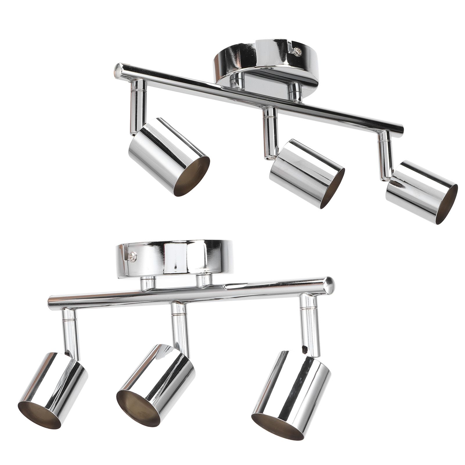 3 LED Track Light Base Adjustable Flexibly Rotatable 3 Way Ceiling Spotlight view 10