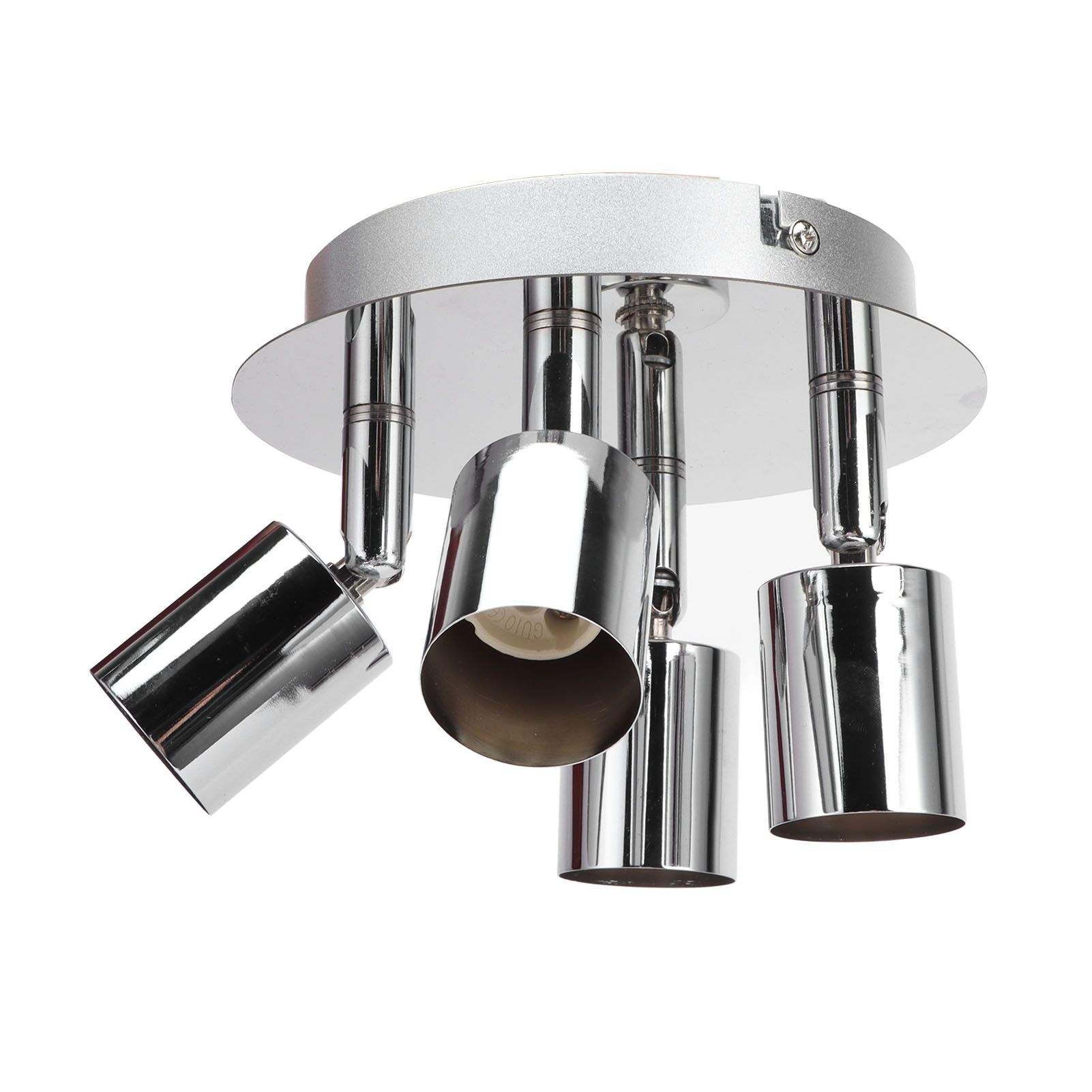 GU10 Lamp Holder 4 Head Ceiling Light Base Adjustable Lamp Holder for Bedroom view 2
