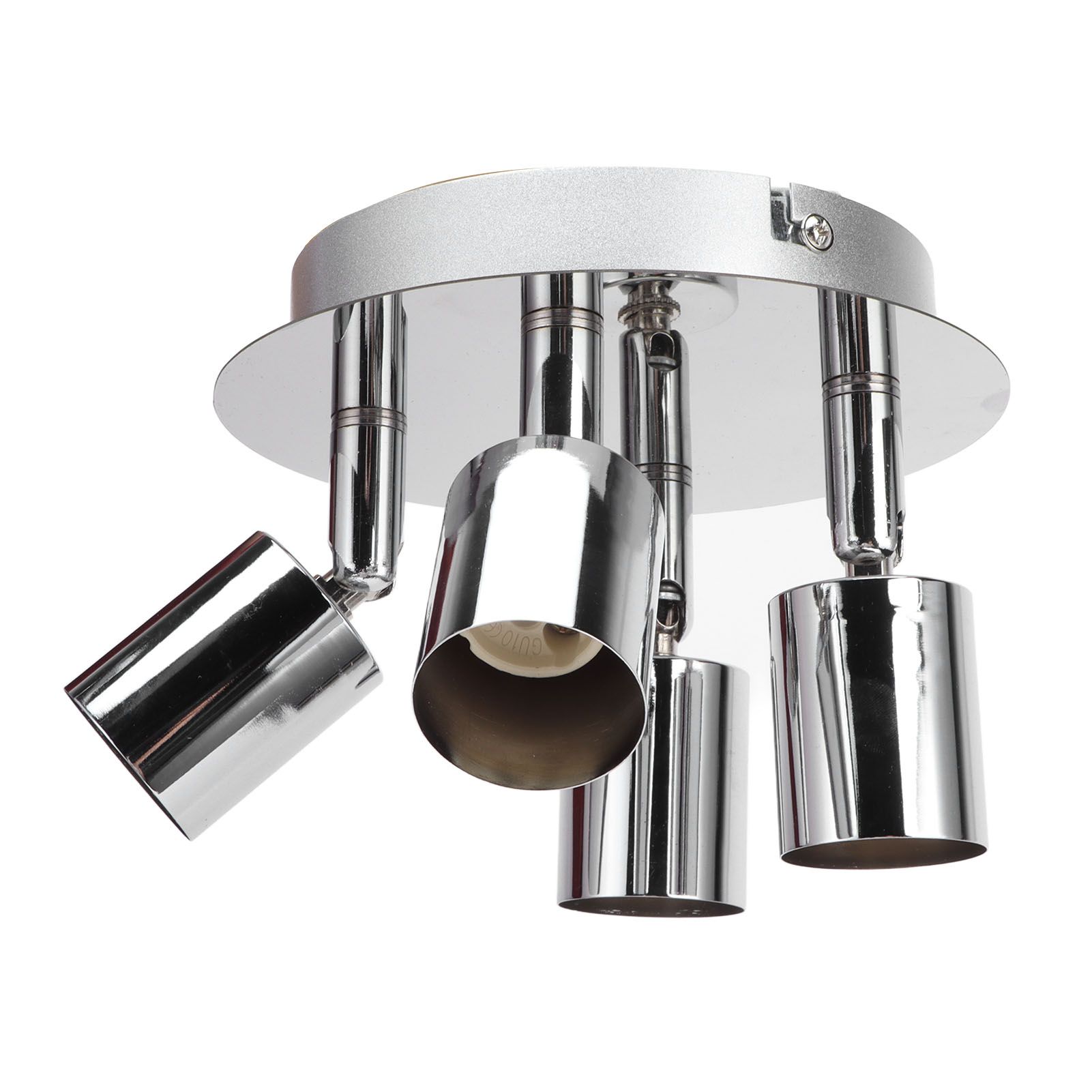 GU10 Lamp Holder 4 Head Ceiling Light Base Adjustable Lamp Holder for Bedroom view 6