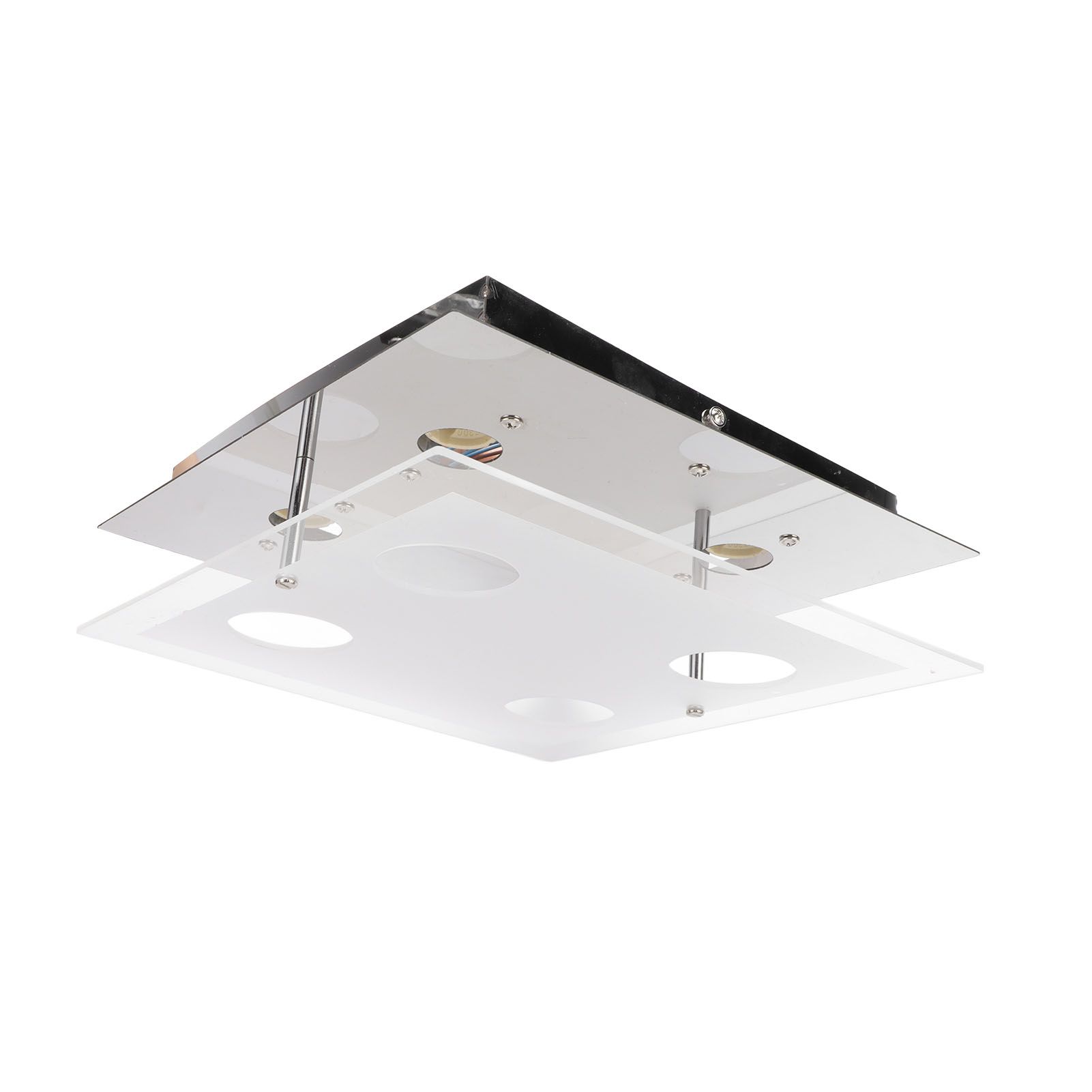 GU10 Ceiling Light Simple Modern LED Flush Mount Ceiling Light for Bedroom view 3
