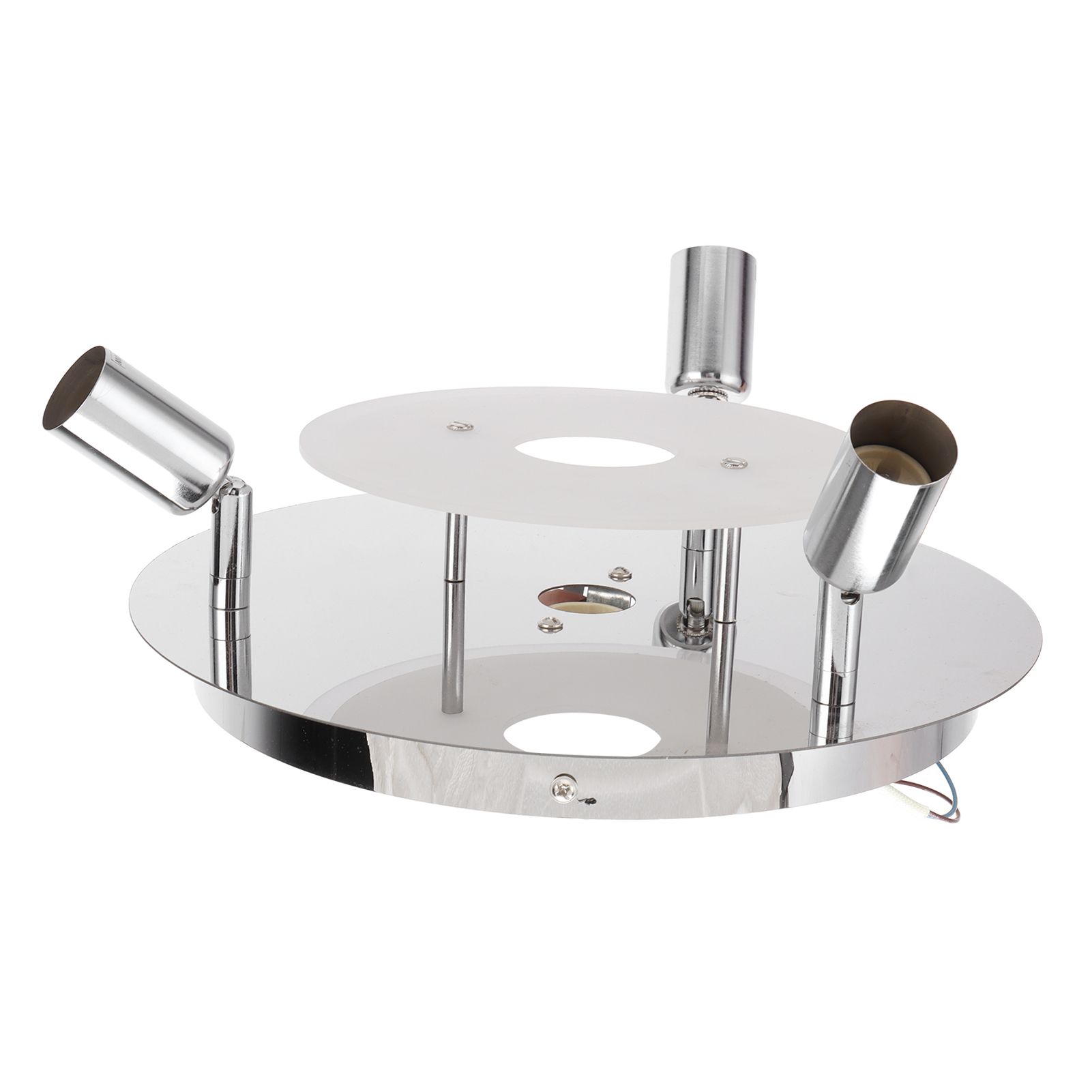 GU10 Household Ceiling Lamp 3 Heads Round Ceiling Lamp Modern Ceiling Light view 4