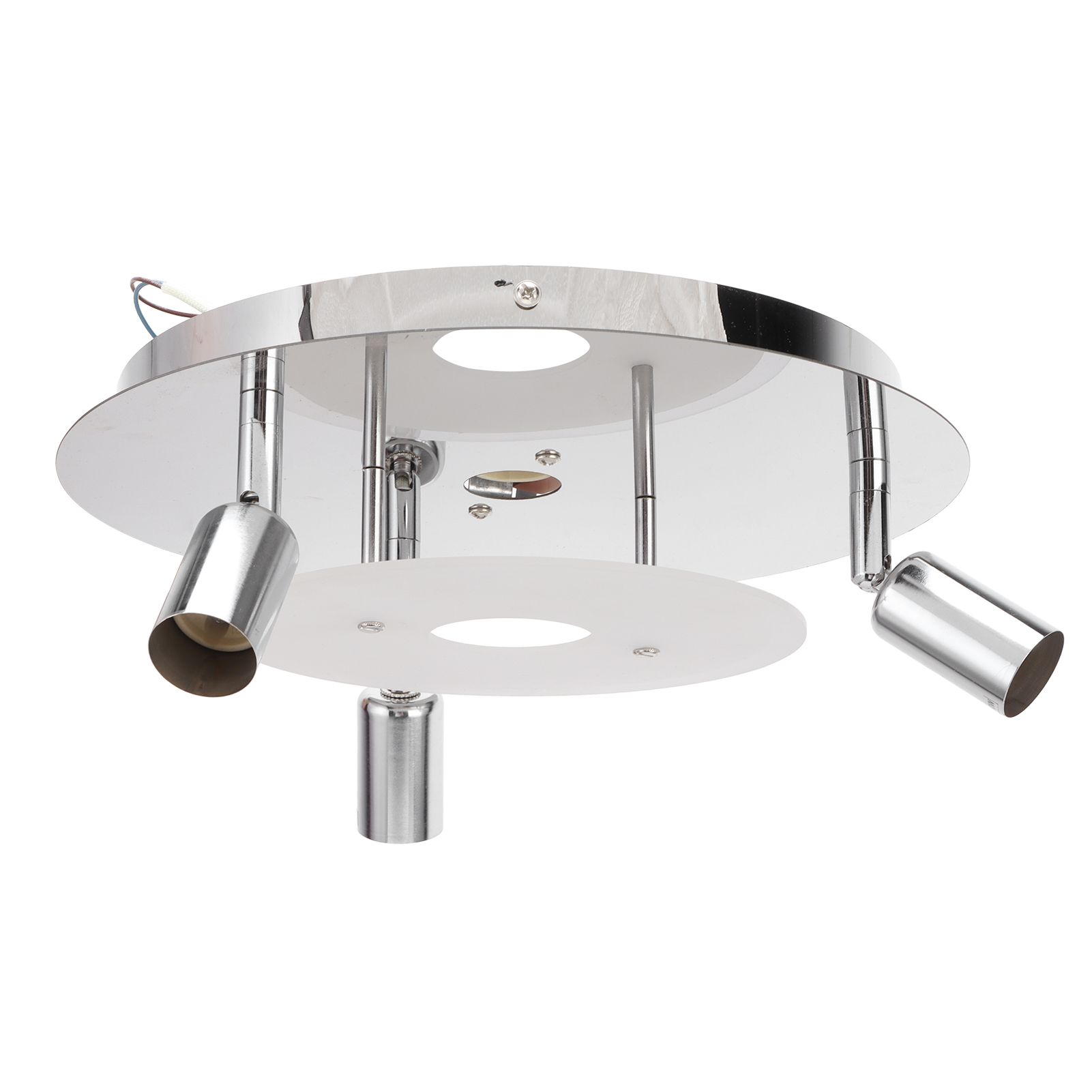GU10 Household Ceiling Lamp 3 Heads Round Ceiling Lamp Modern Ceiling Light view 5