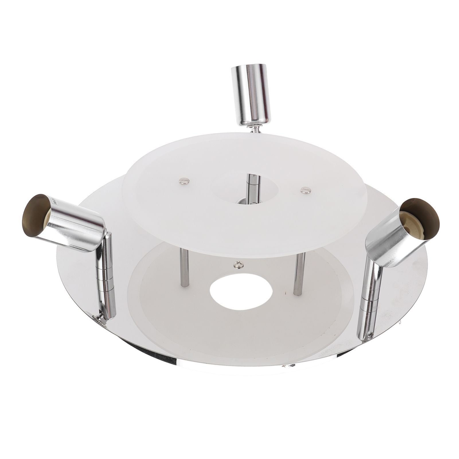 GU10 Household Ceiling Lamp 3 Heads Round Ceiling Lamp Modern Ceiling Light view 10