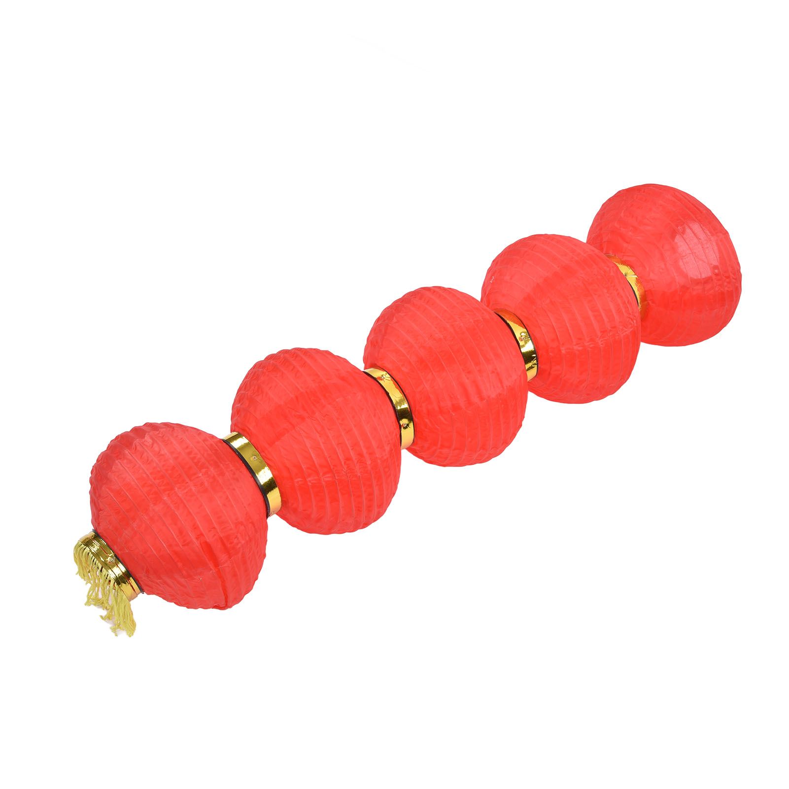 10in 5 Strings LED Solar Lantern Outdoor Waterproof Chinese Decorative Cloth view 2