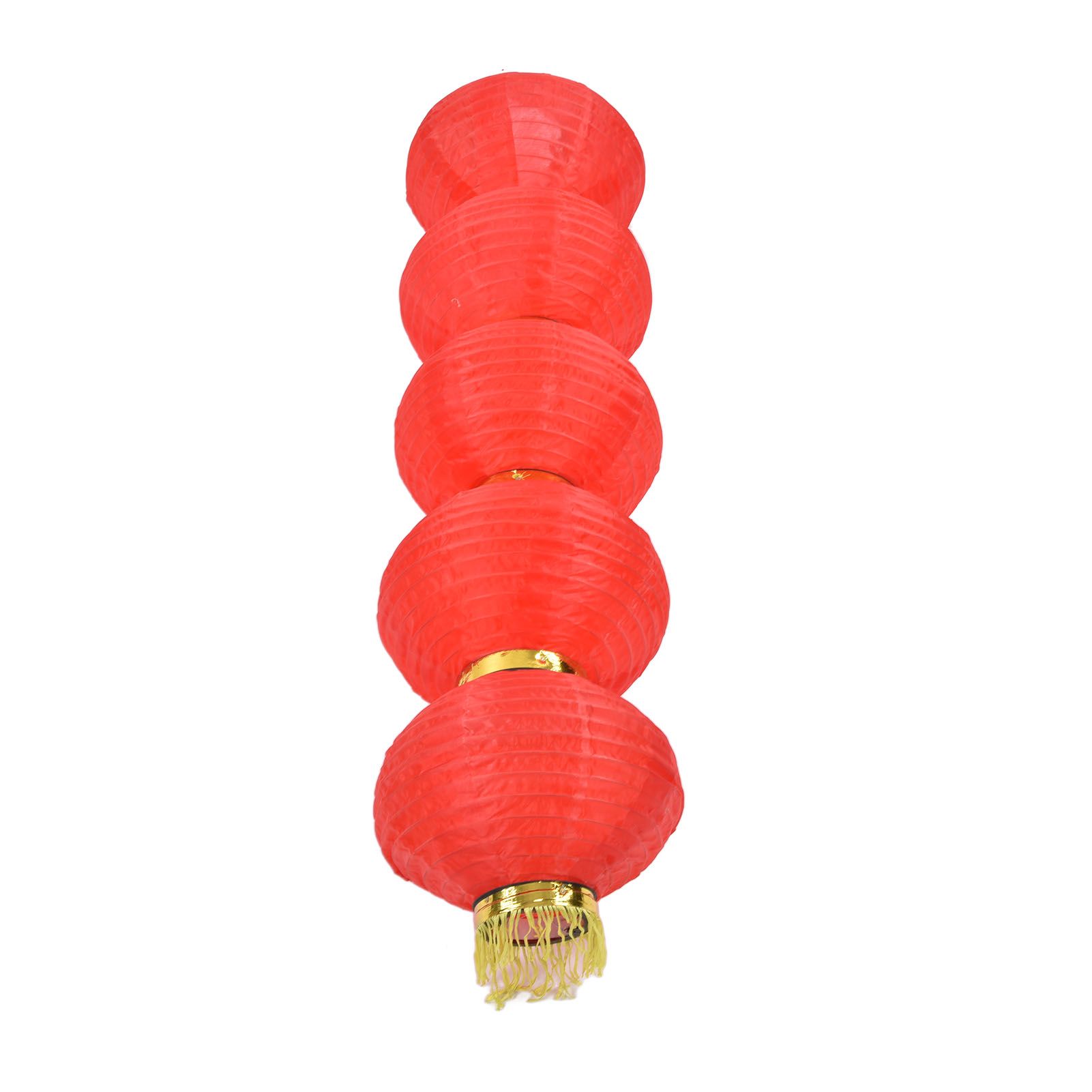 10in 5 Strings LED Solar Lantern Outdoor Waterproof Chinese Decorative Cloth view 4