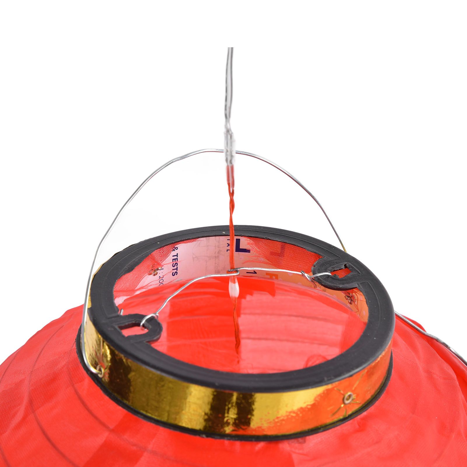 10in 5 Strings LED Solar Lantern Outdoor Waterproof Chinese Decorative Cloth view 14