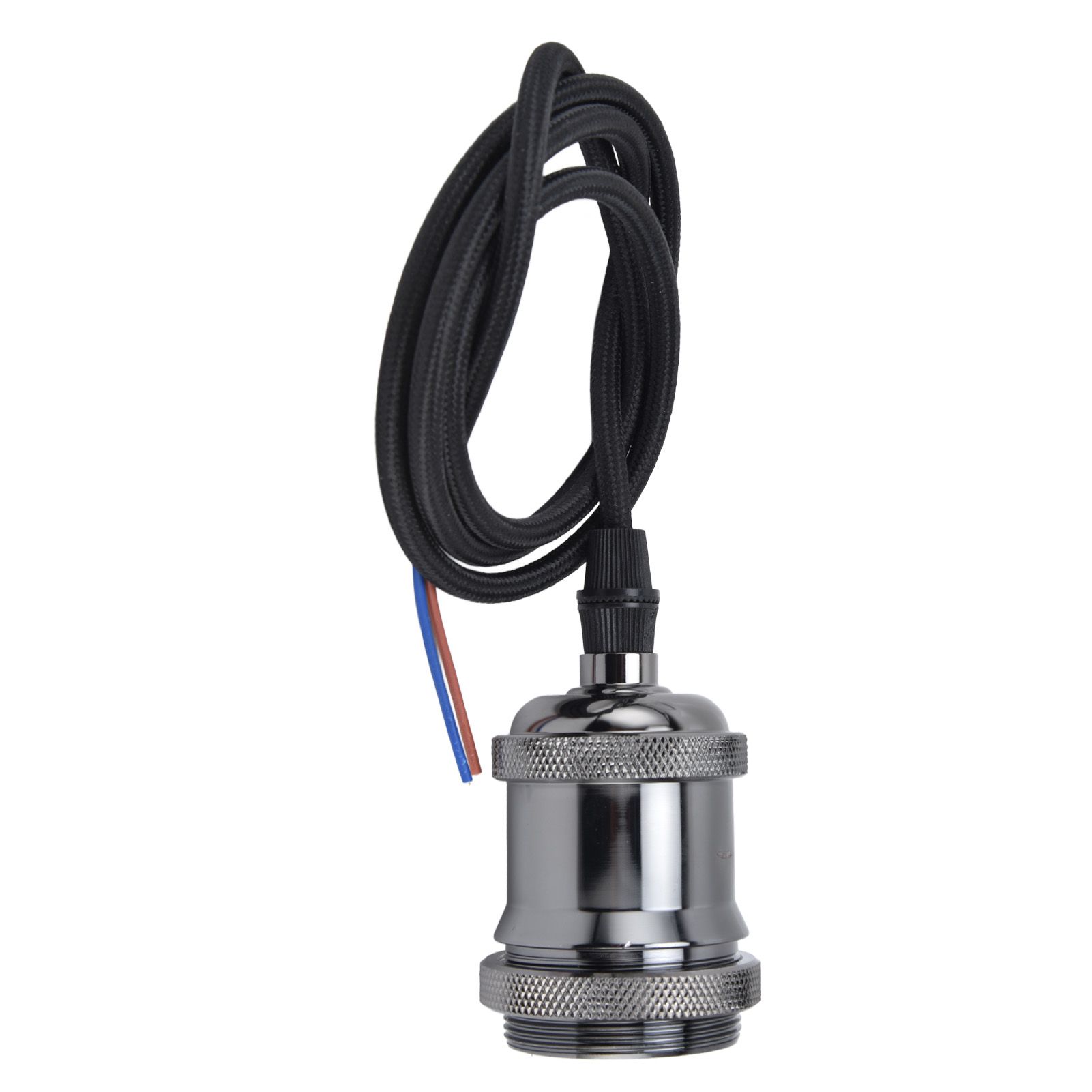 E27 Lamp Holder with Cord Vintage Pendant Light Lampholder for Bedroom 100‑240V view 3