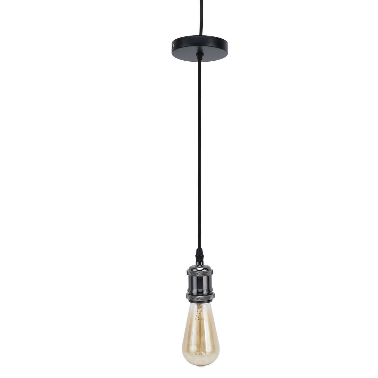 E27 Lamp Holder with Cord Vintage Pendant Light Lampholder for Bedroom 100‑240V view 10