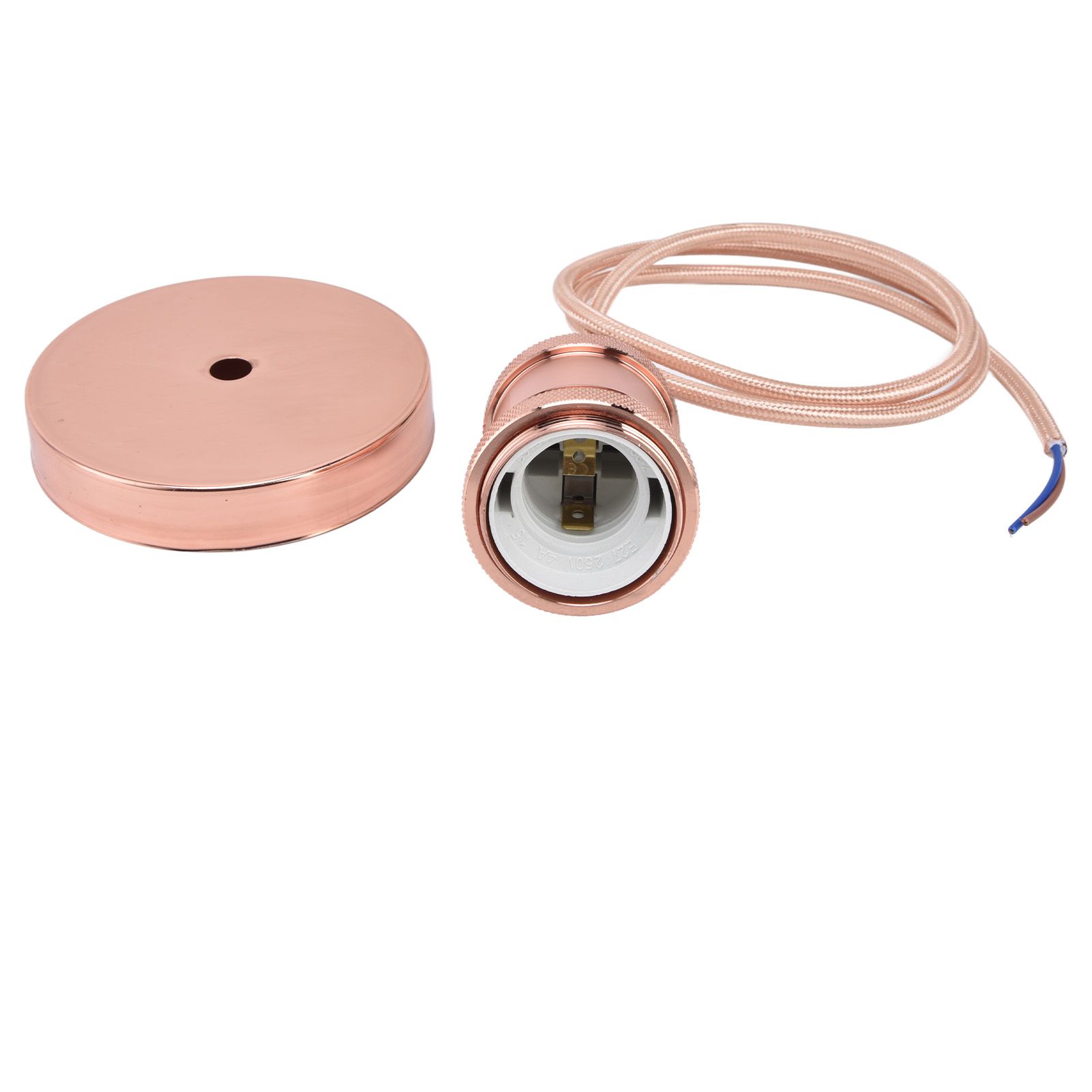 E27 Lamp Holder with Cord Vintage Pendant Light Lampholder for Bedroom 100‑240V view 10