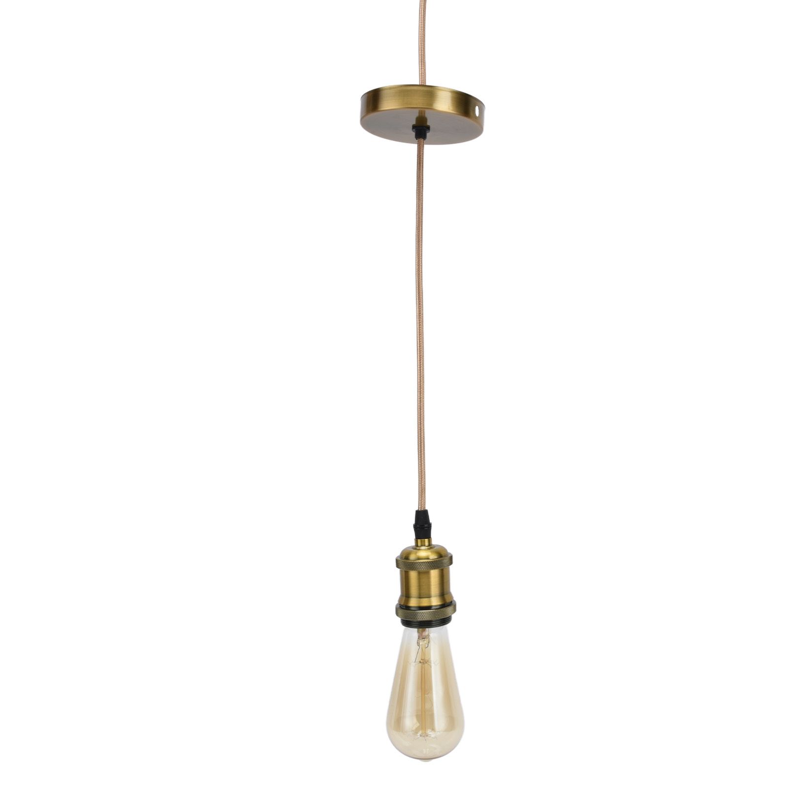 E27 Lamp Holder with Cord Vintage Pendant Light Lampholder for Bedroom 100‑240V view 10