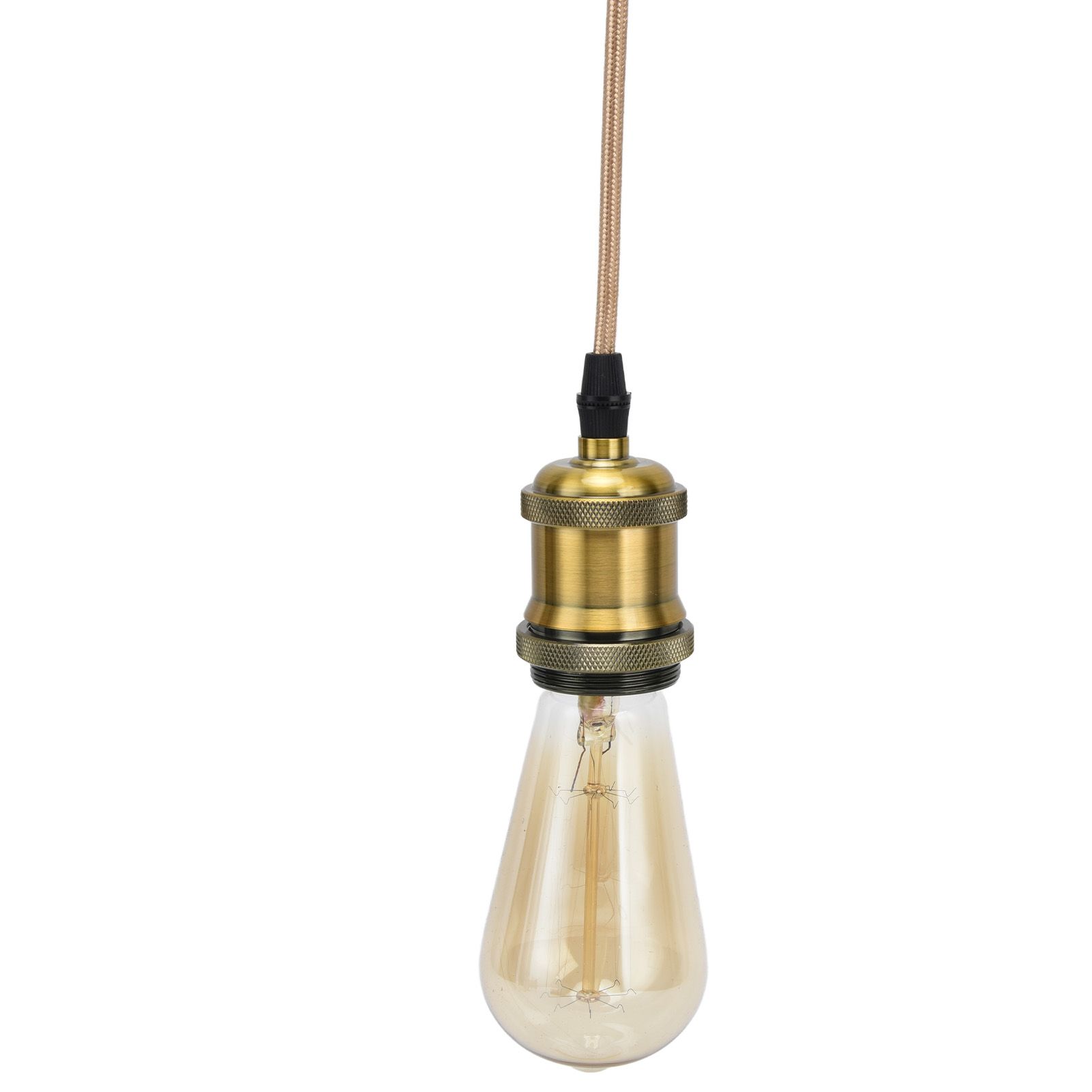 E27 Lamp Holder with Cord Vintage Pendant Light Lampholder for Bedroom 100‑240V view 15