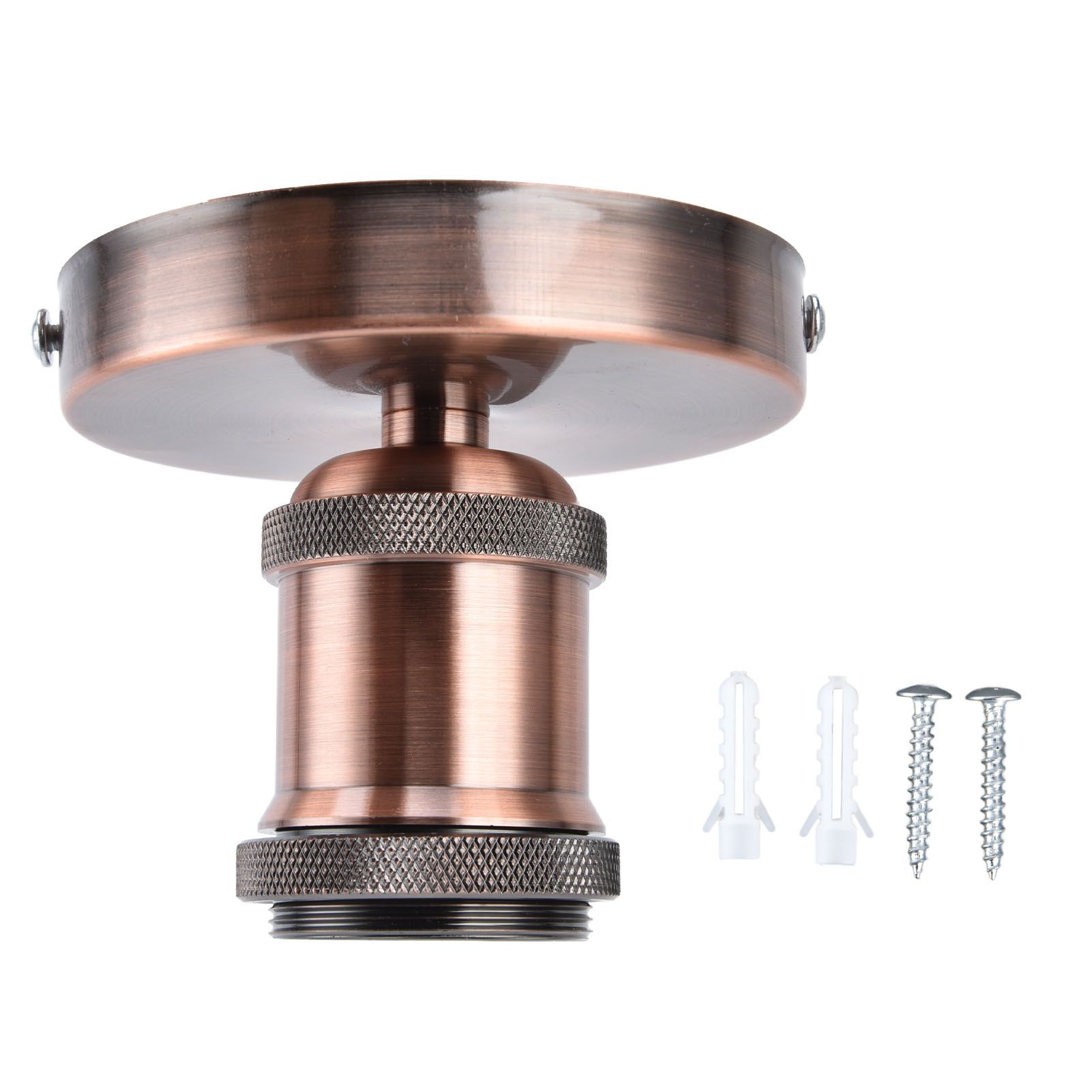 Vintage E26 E27 Lamp Socket Ceiling Lamp Holder with Accessories for Kitchen