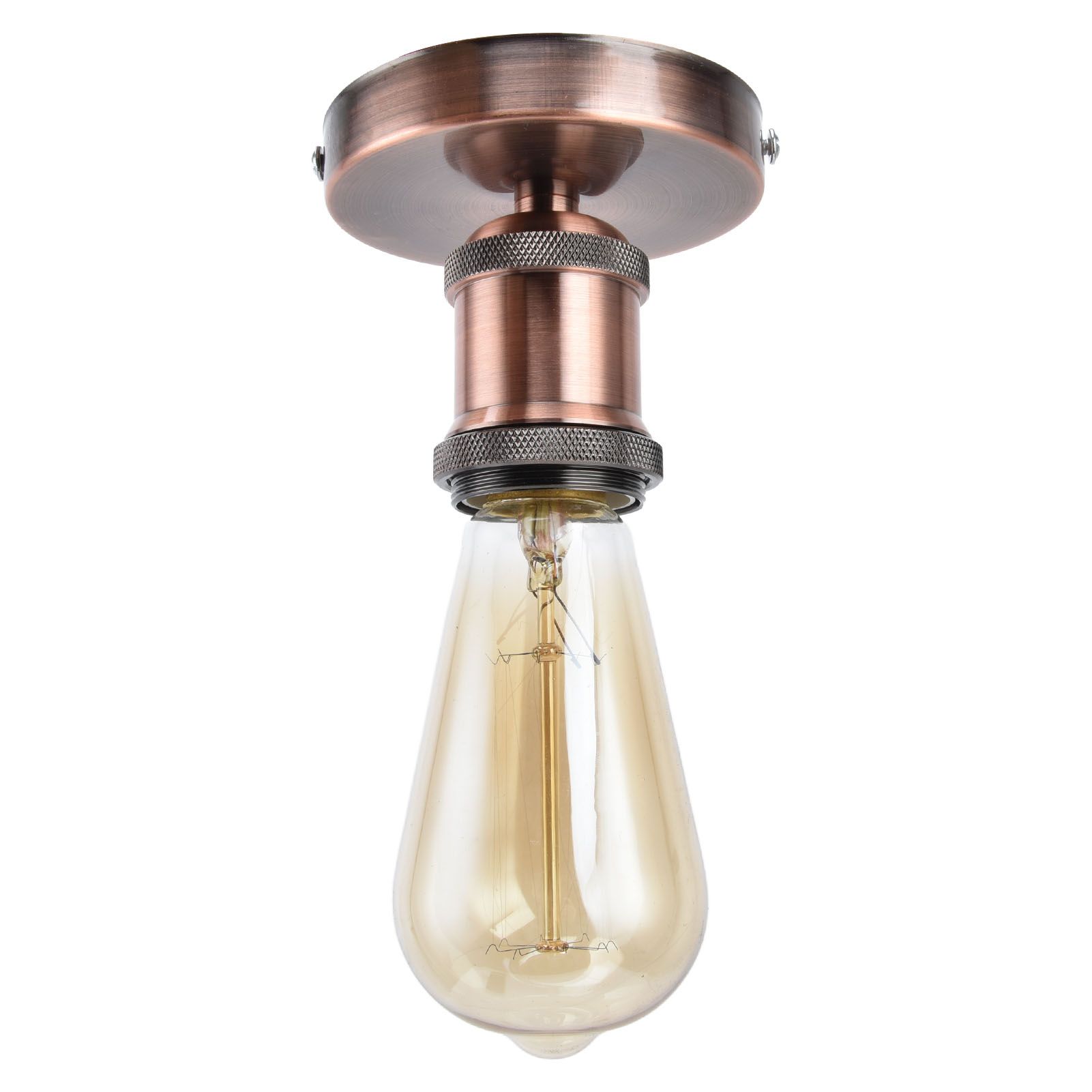 Vintage E26 E27 Lamp Socket Ceiling Lamp Holder with Accessories for Kitchen view 8