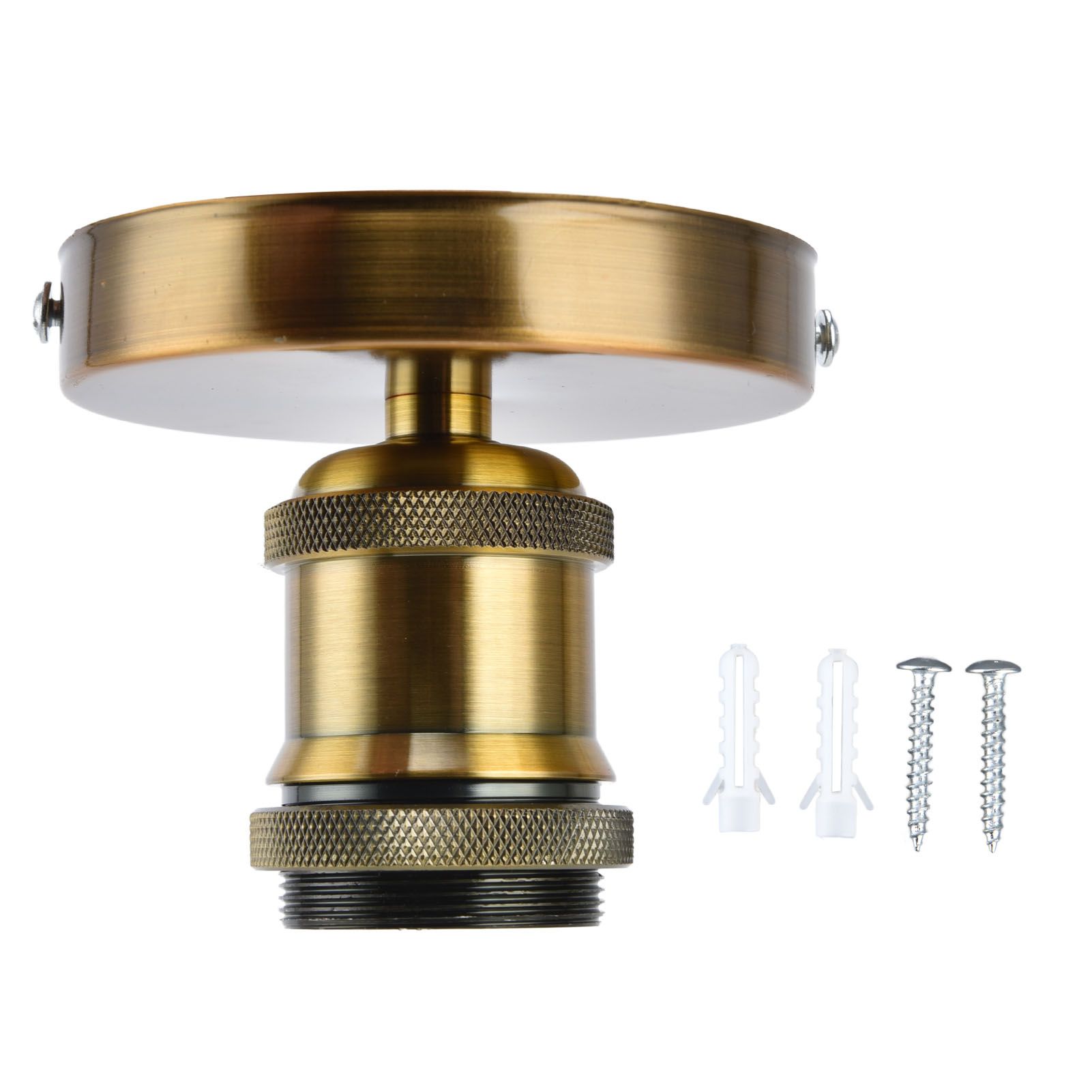 Vintage E26 E27 Lamp Socket Ceiling Lamp Holder with Accessories for Kitchen