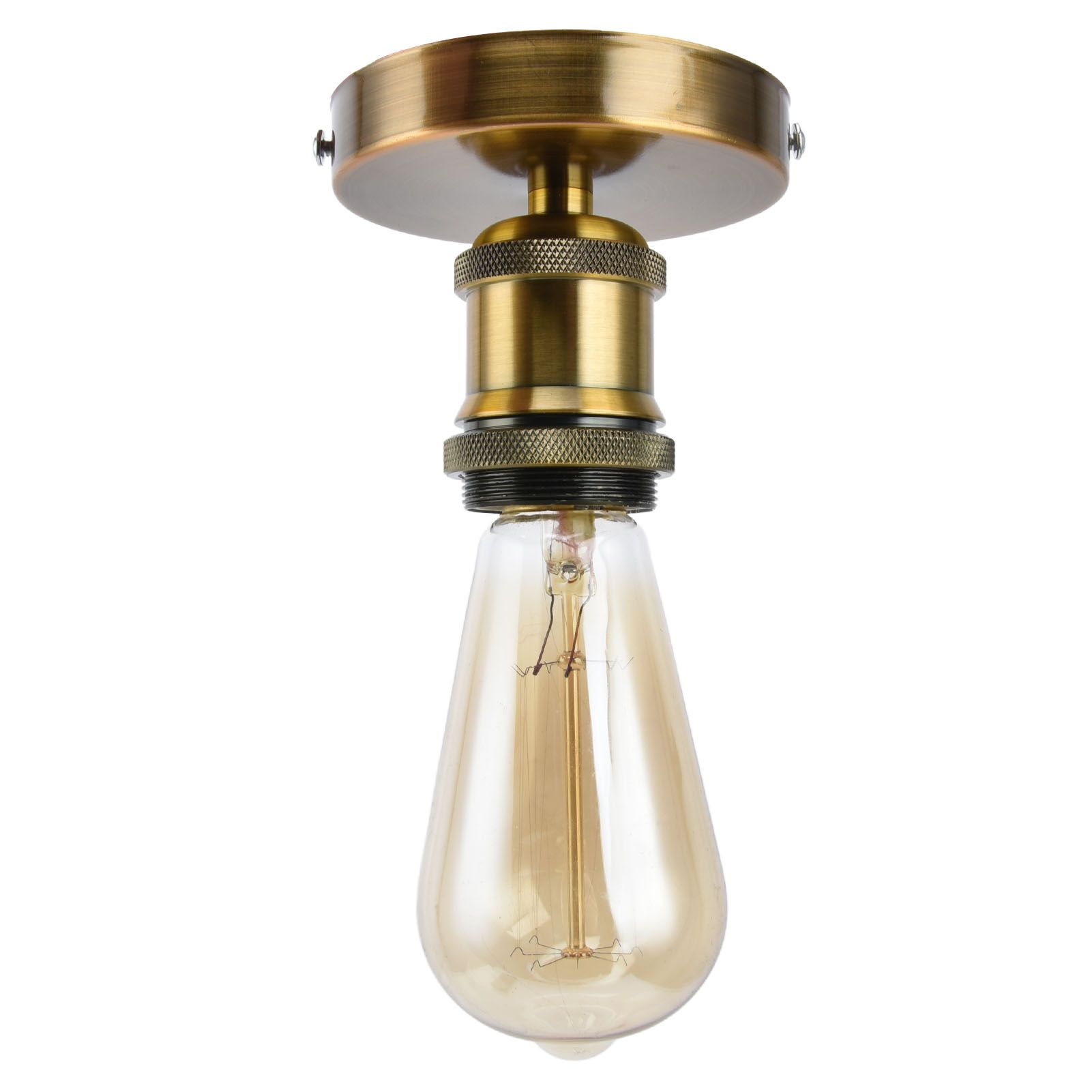Vintage E26 E27 Lamp Socket Ceiling Lamp Holder with Accessories for Kitchen view 8