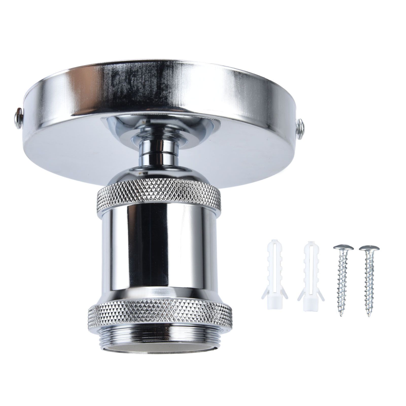 Vintage E26 E27 Lamp Socket Ceiling Lamp Holder with Accessories for Kitchen