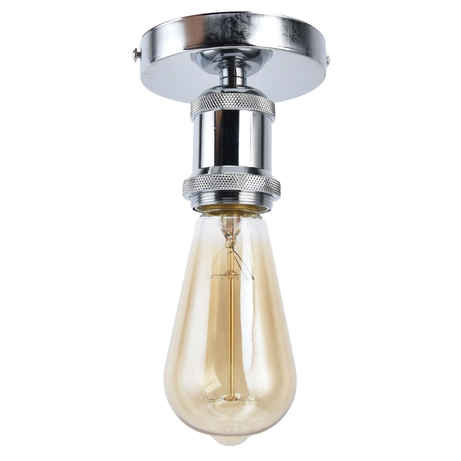 Vintage E26 E27 Lamp Socket Ceiling Lamp Holder with Accessories for Kitchen view 9