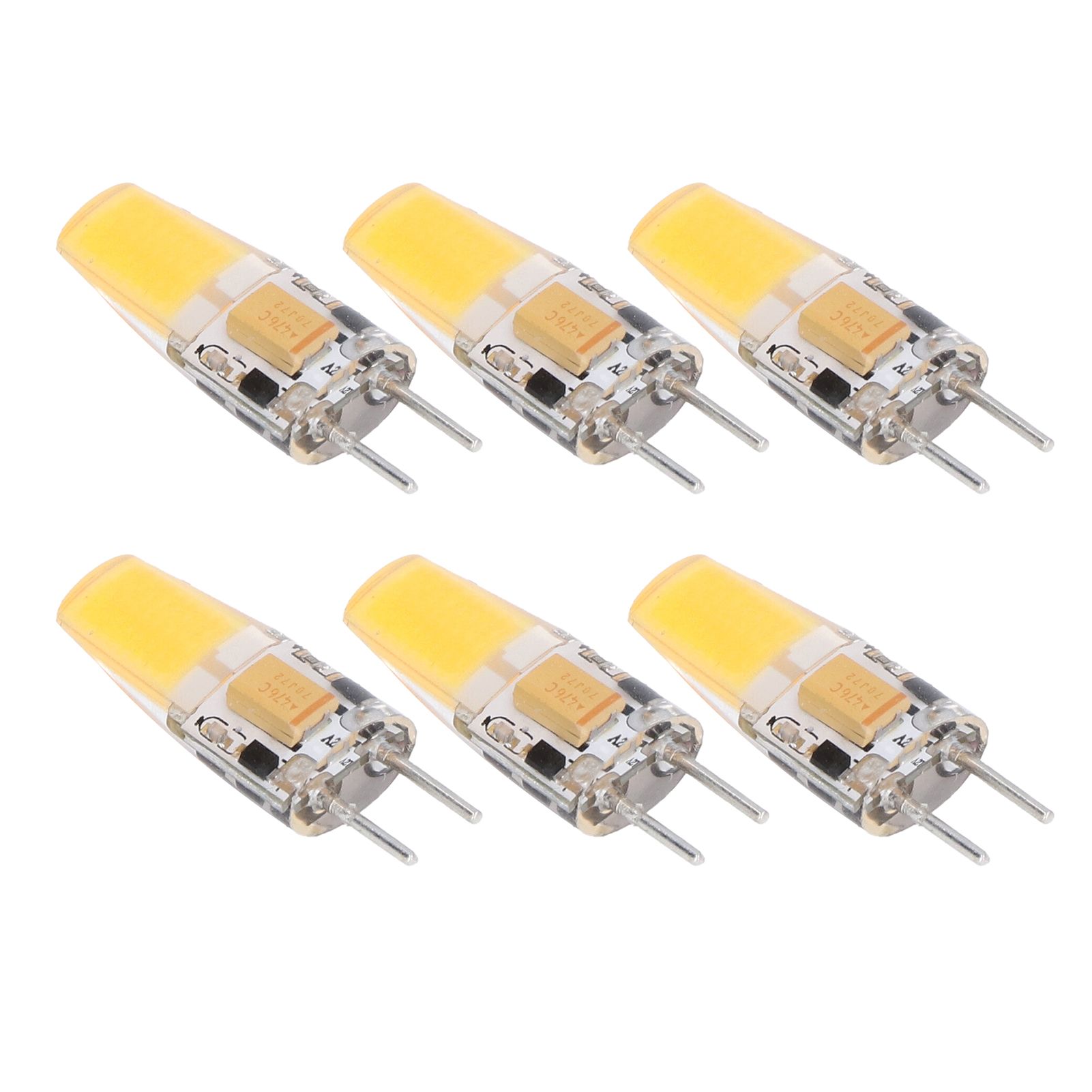 6PCS GY6.35 Bulb 5W AC DC12V COB Light Bulb Energy Saving Silicone Ceiling view 9