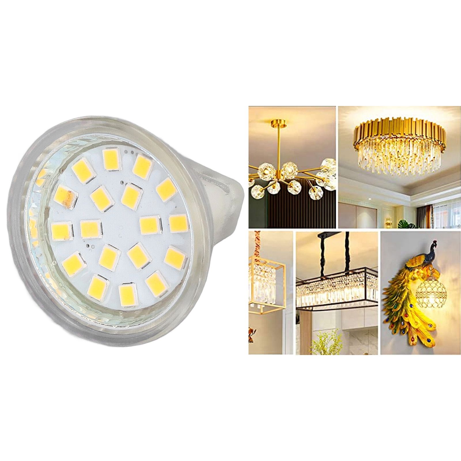 4PCS 18LED MR11 Light Bulb 3W 300LM Double Pin Base Landscape Spot Light Bulb view 12
