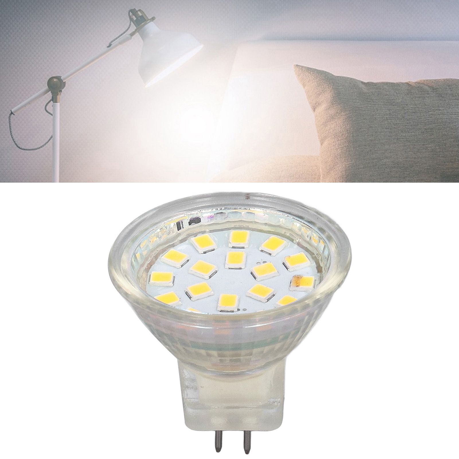 4PCS 18LED MR11 Light Bulb 3W 300LM Double Pin Base Landscape Spot Light Bulb view 11