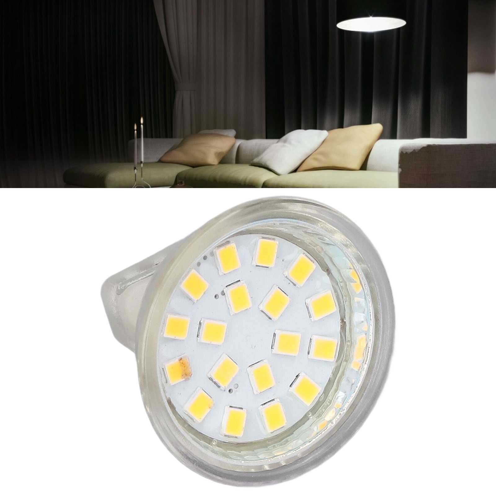 4PCS 18LED MR11 Light Bulb 3W 300LM Double Pin Base Landscape Spot Light Bulb view 12