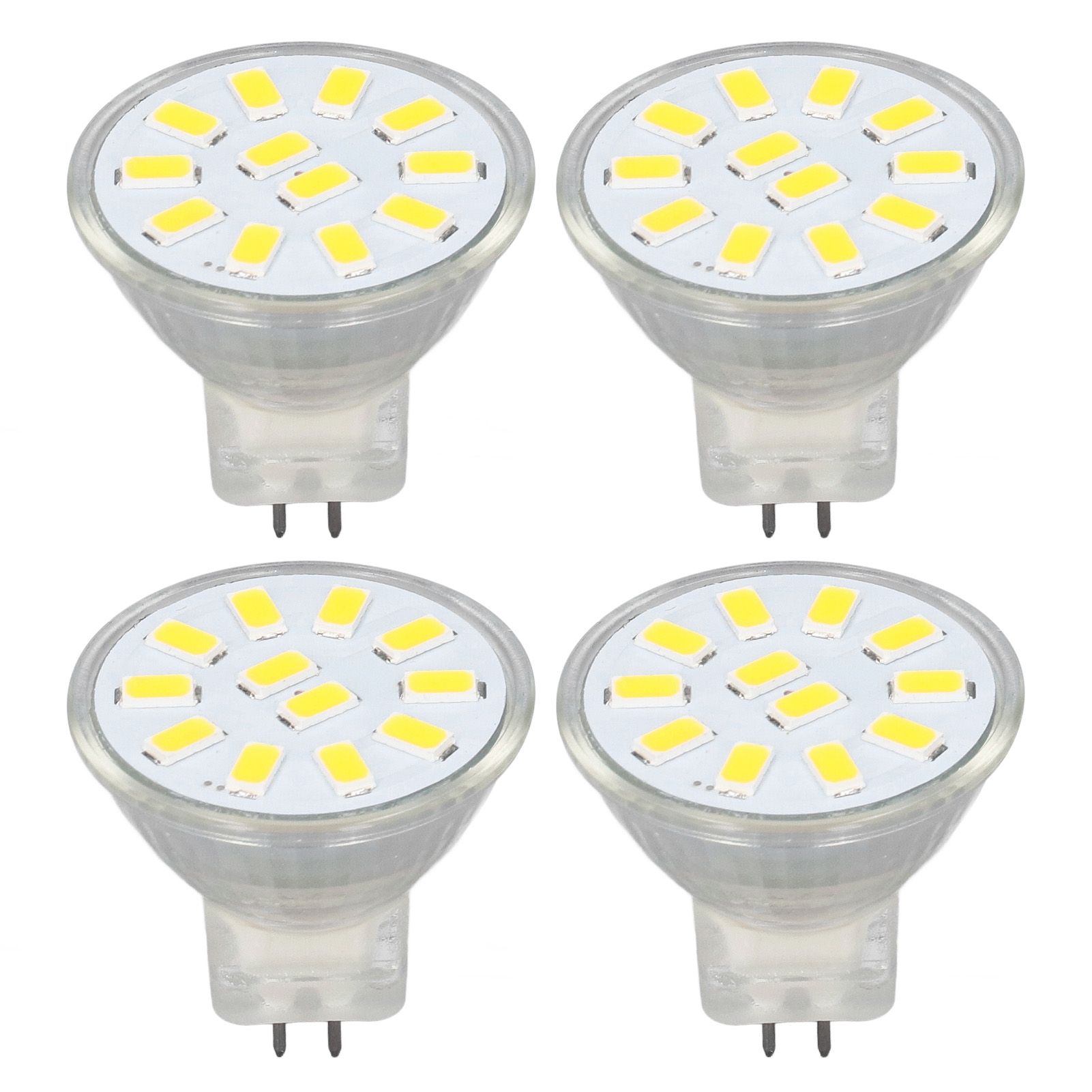 4pcs/set MR11 LED Spot Light Bulb with Dual Needle Base 360° Heat Dissipation
