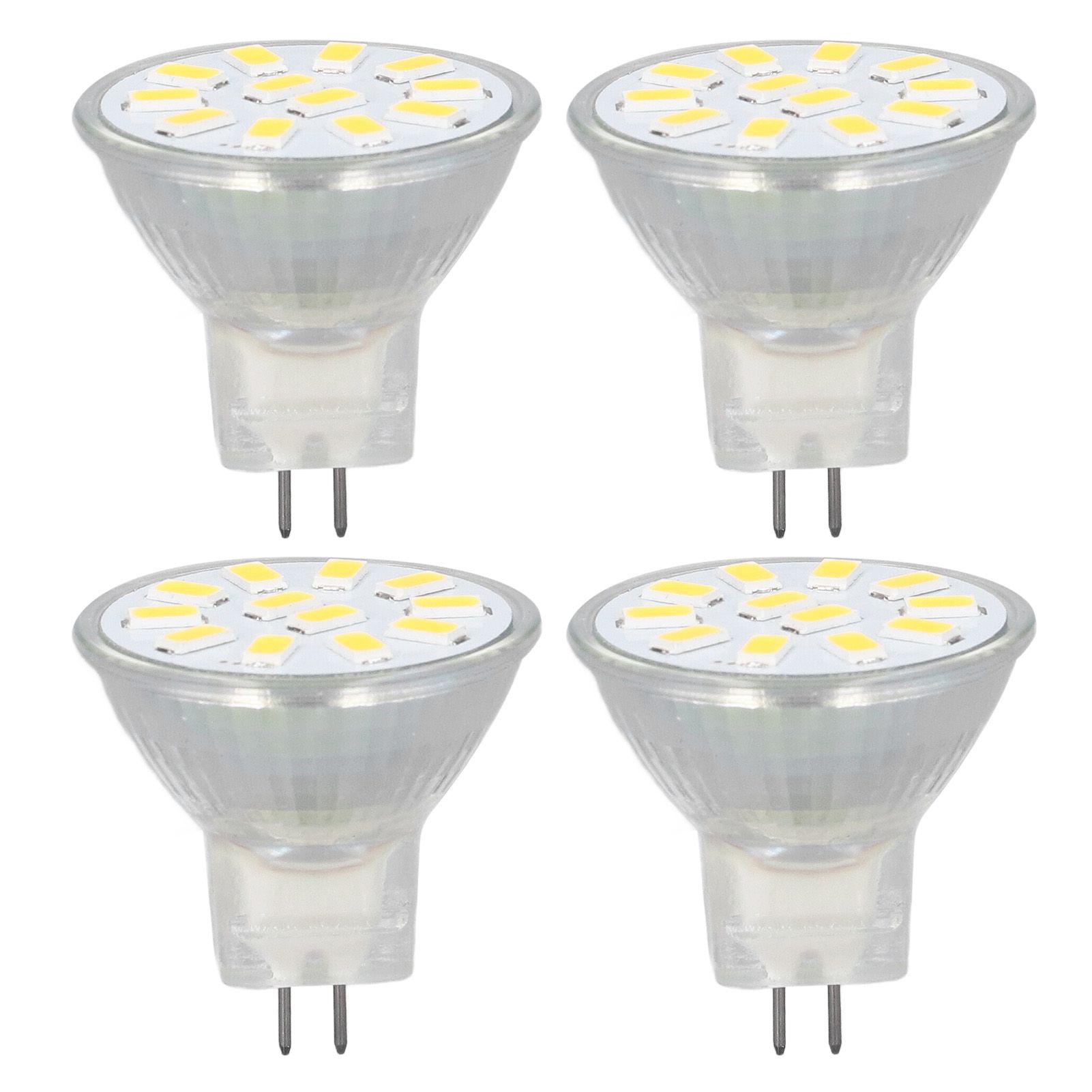 4pcs/set MR11 LED Spot Light Bulb with Dual Needle Base 360° Heat Dissipation view 2