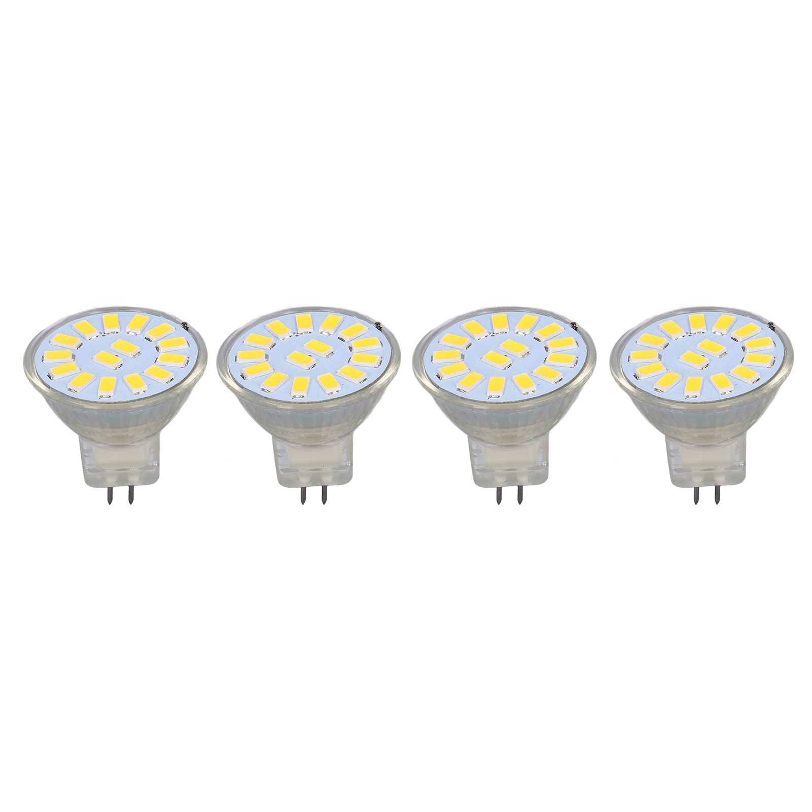 4PCS 15LED MR11 Light Bulb 5W 500LM Double Pin Base Landscape Spot Light Bulb