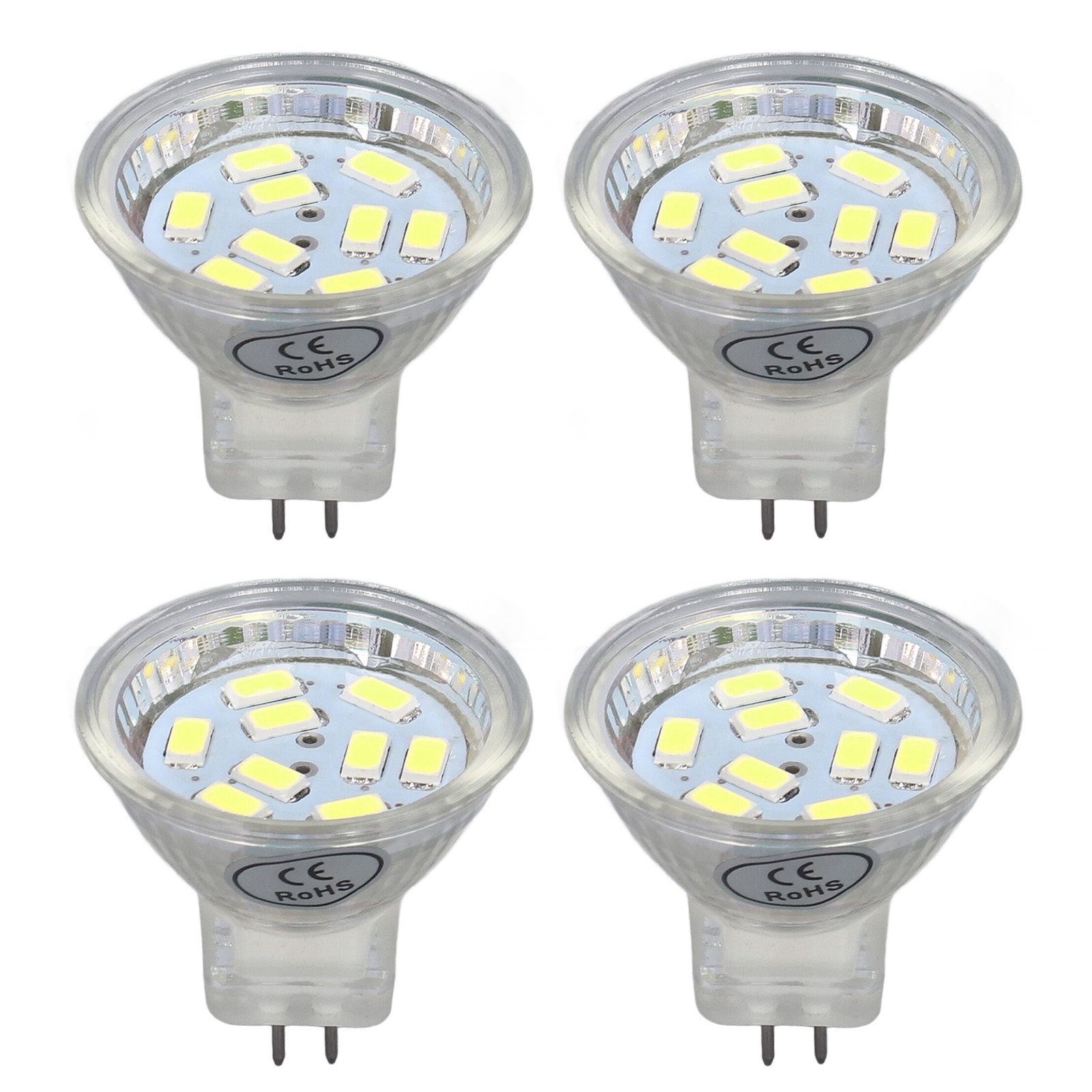 4Pcs MR11 LED Bulb 3W 300lm Bulb with 9 Beads Double Pin Base for Spotlight view 4
