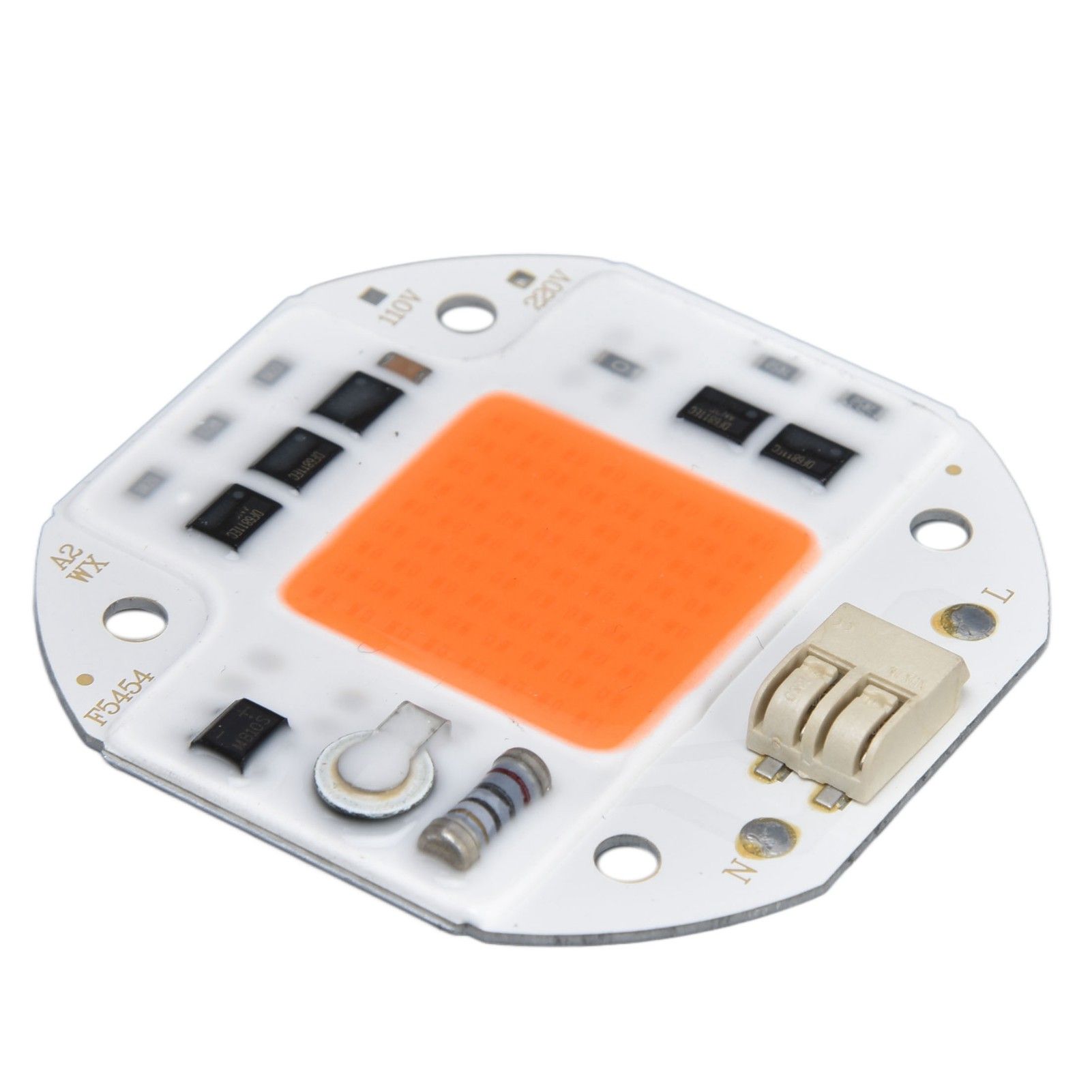 LED COB Chip Grow Light Bead LED Module 110V Full Spectrum 380‑800NM for DIY view 2